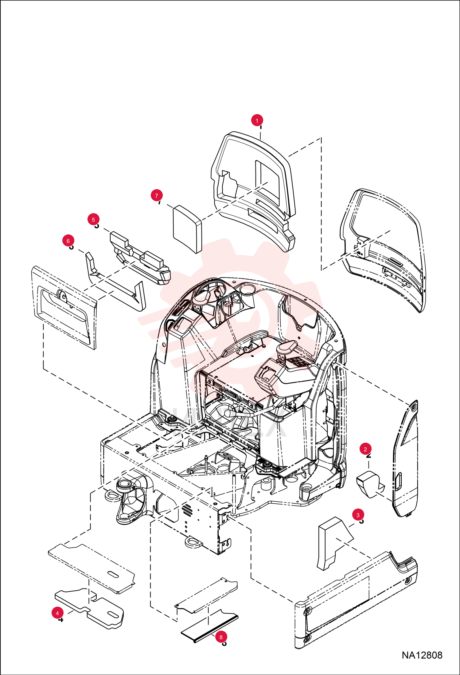 INSULATION, TAILGATE 7281626