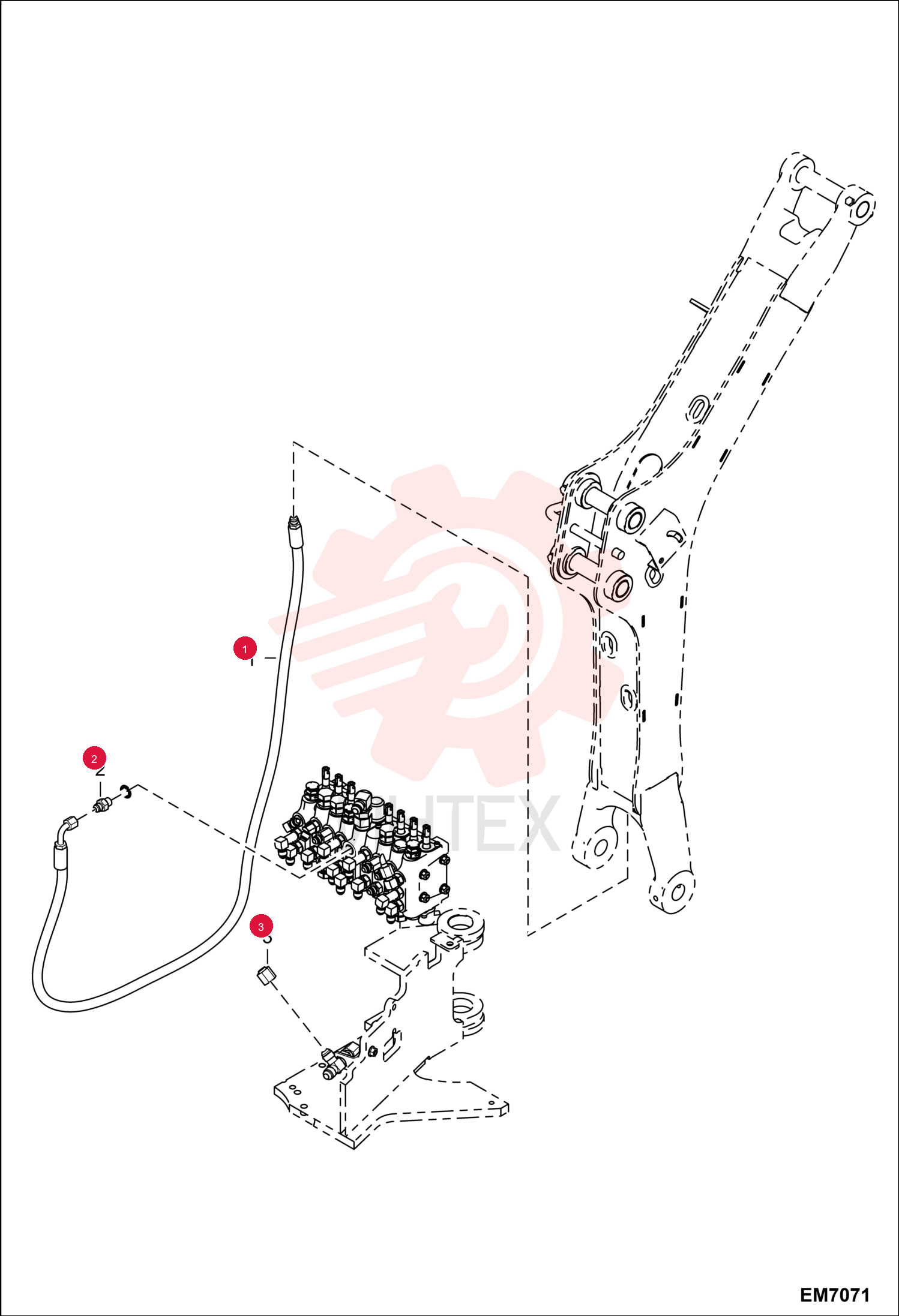 HOSE ASSY 7154822 (1)