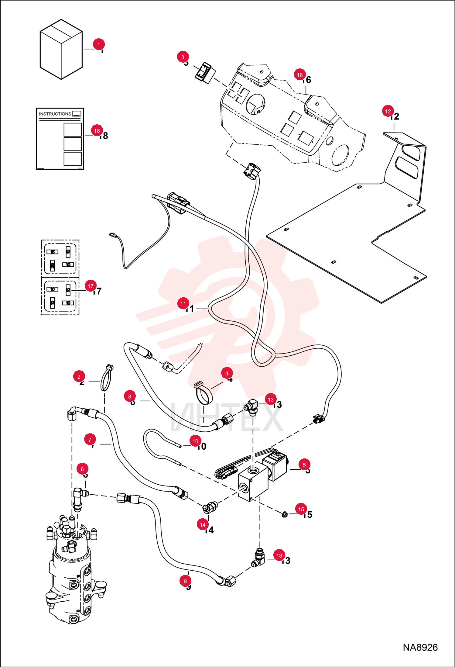 KIT, ELECTRIC TRACK EXPANSION VALVE 7230627 (2)