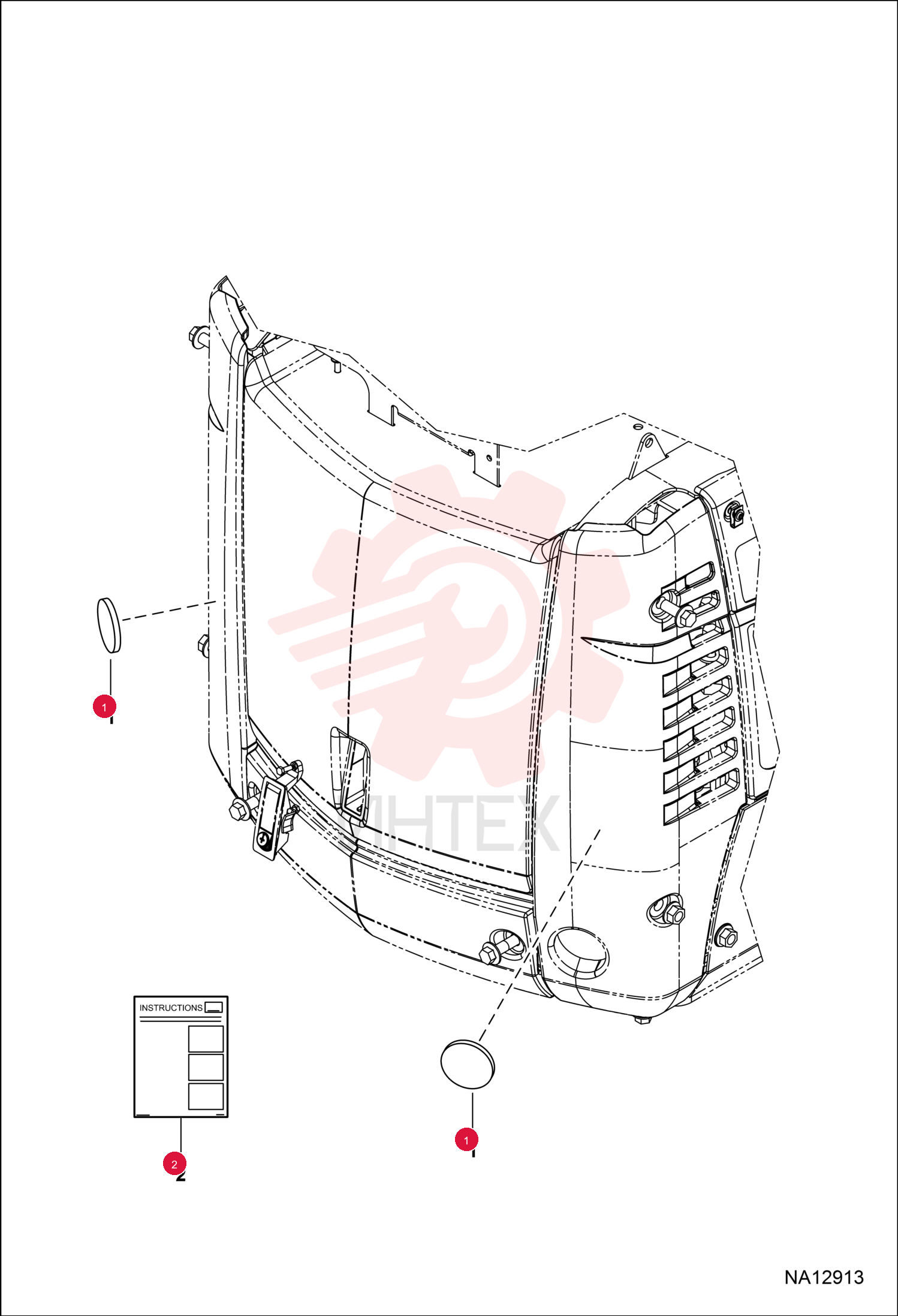 LENS, REFLECTIVE 7191035 (2)