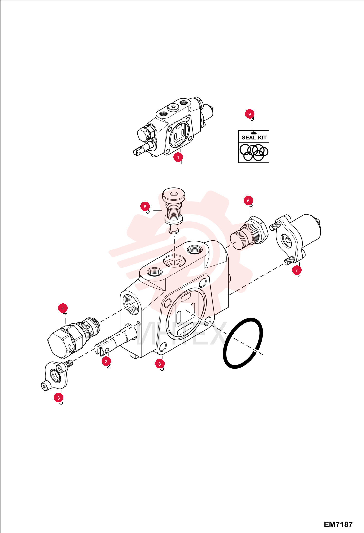 VALVE SECTION 7010907