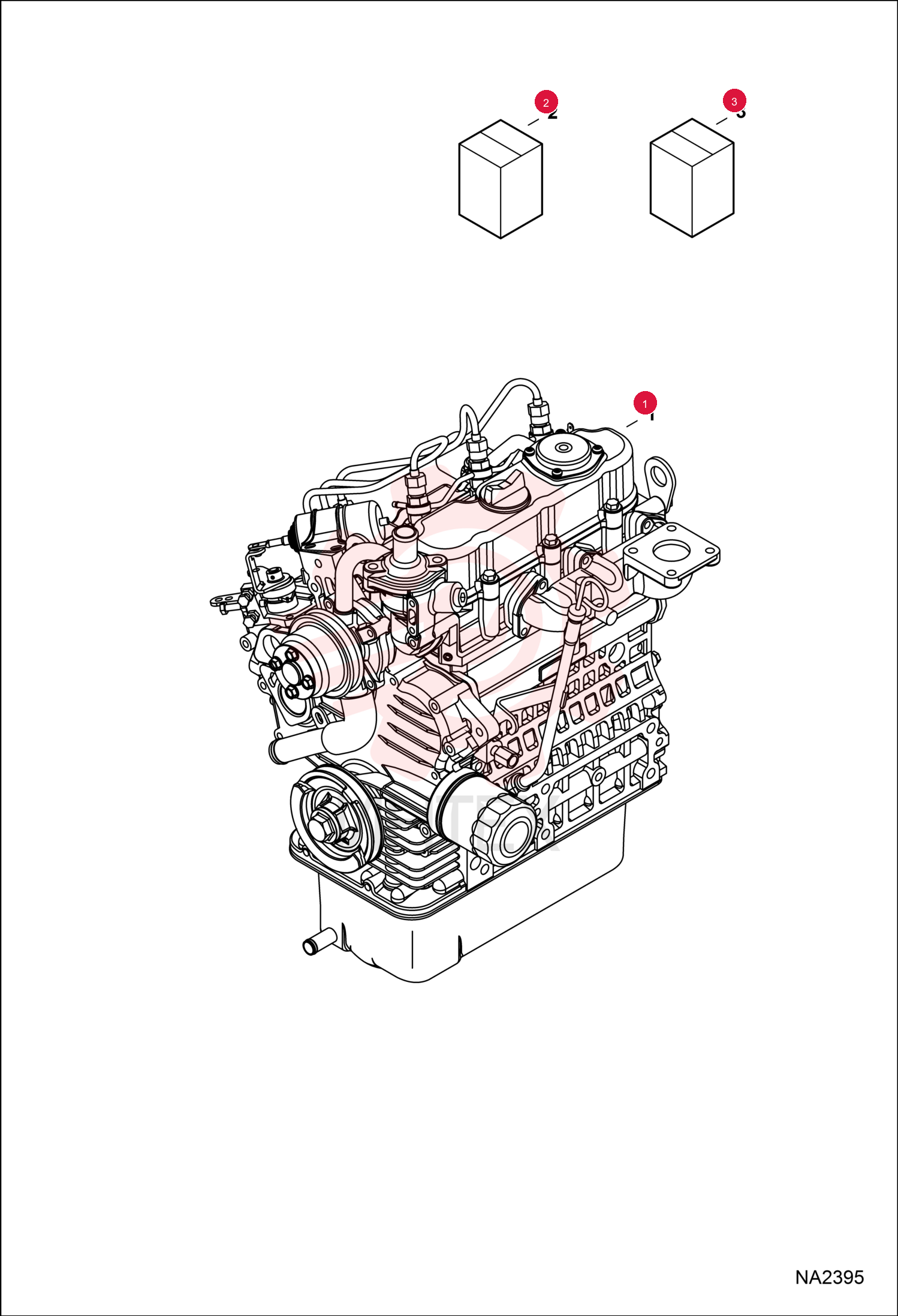 ENGINE D722-E4B-BC-6 REM