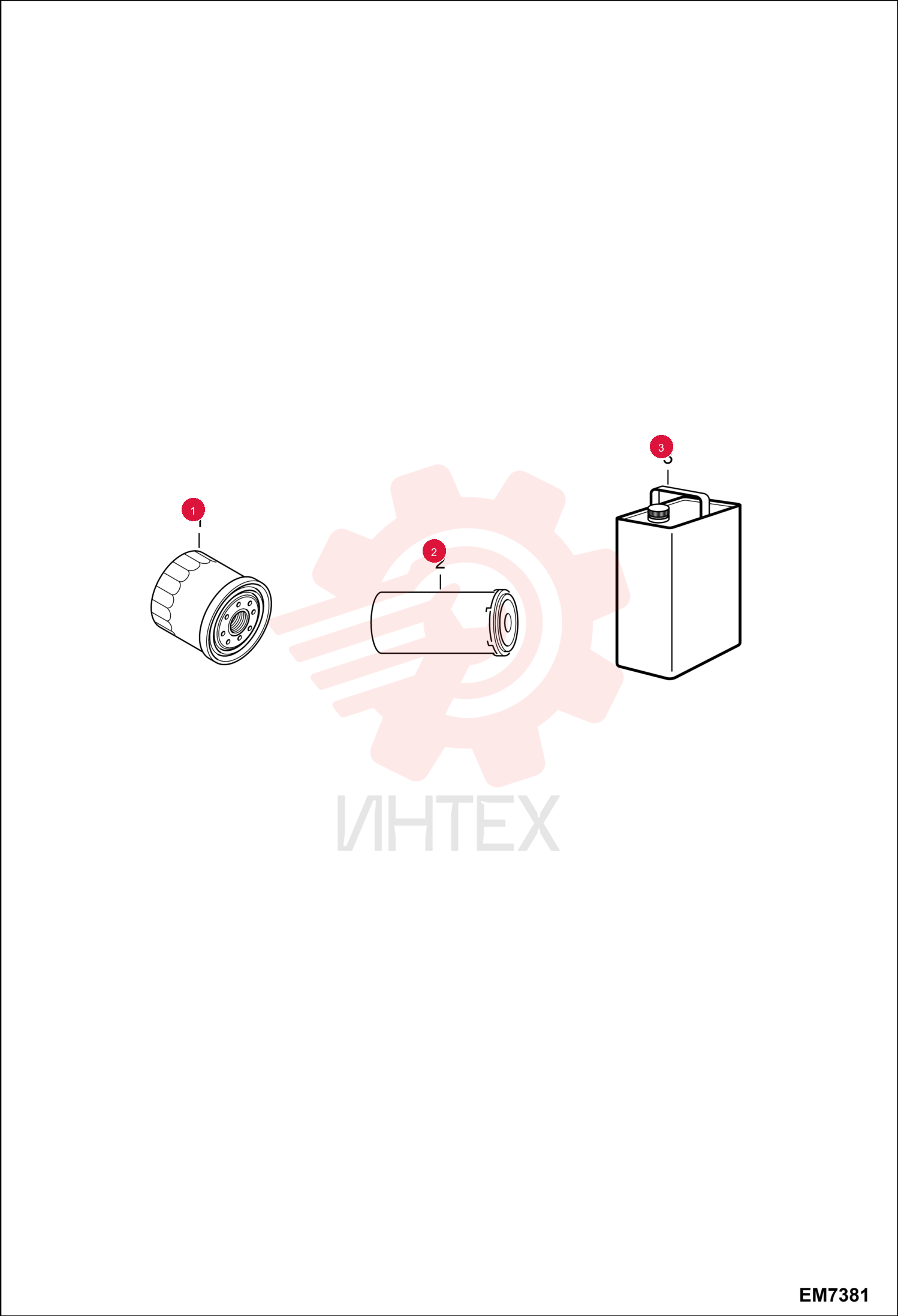 FILTER, OIL ENG 12 6671057 (4)