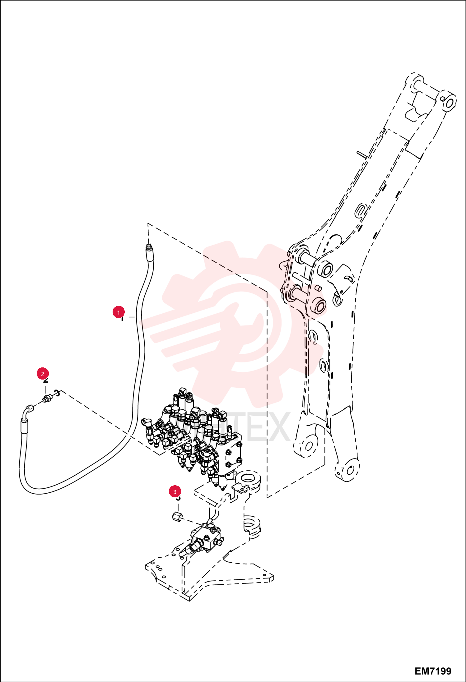 HOSE ASSY 7154822 (2)