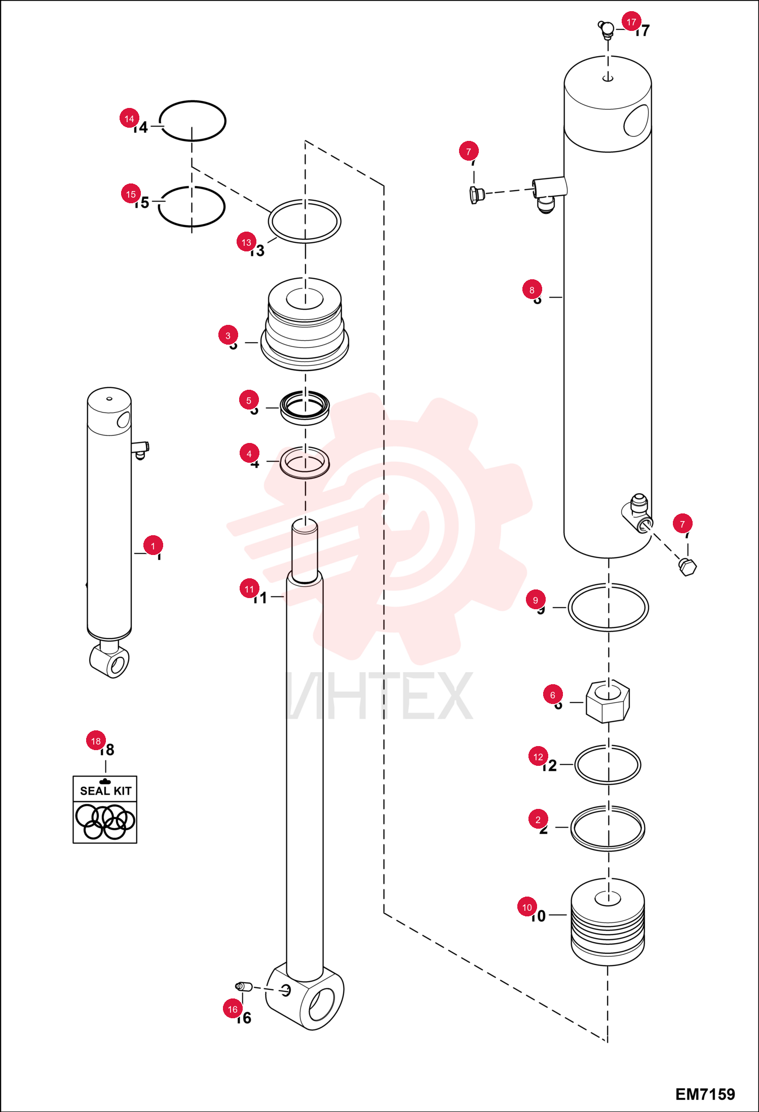 CYLINDER ASSEMBLY 7167539