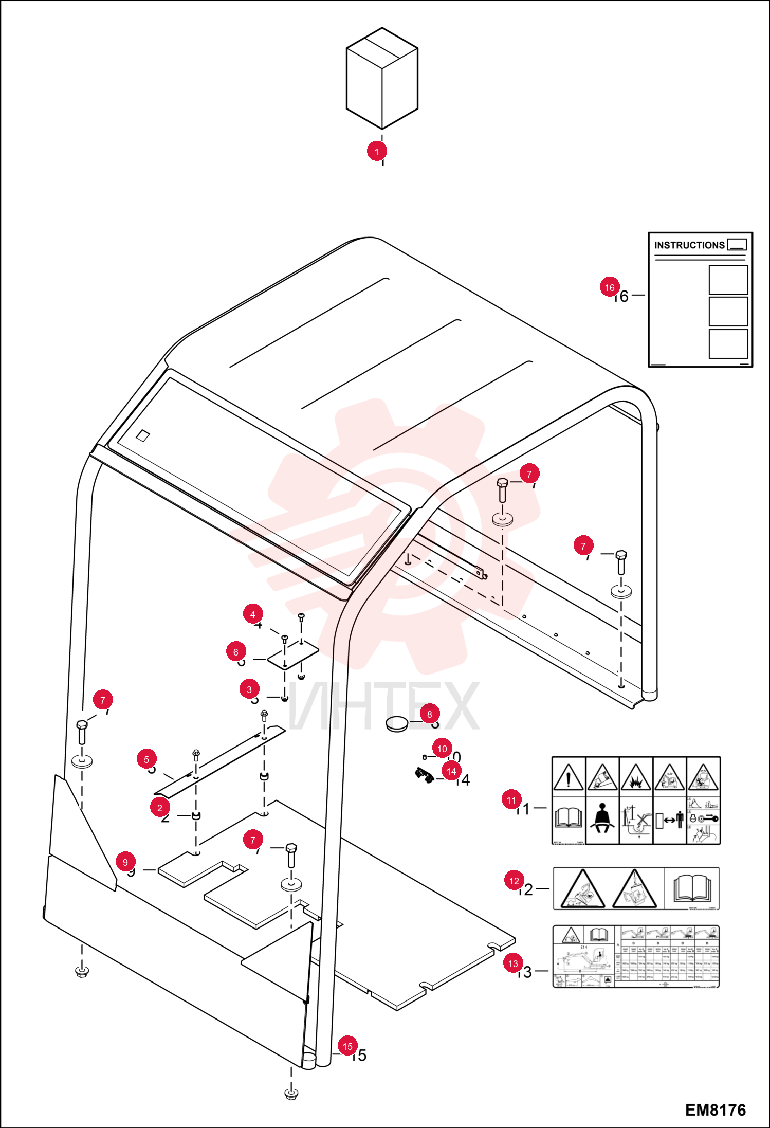 KIT, CANOPY 7195921