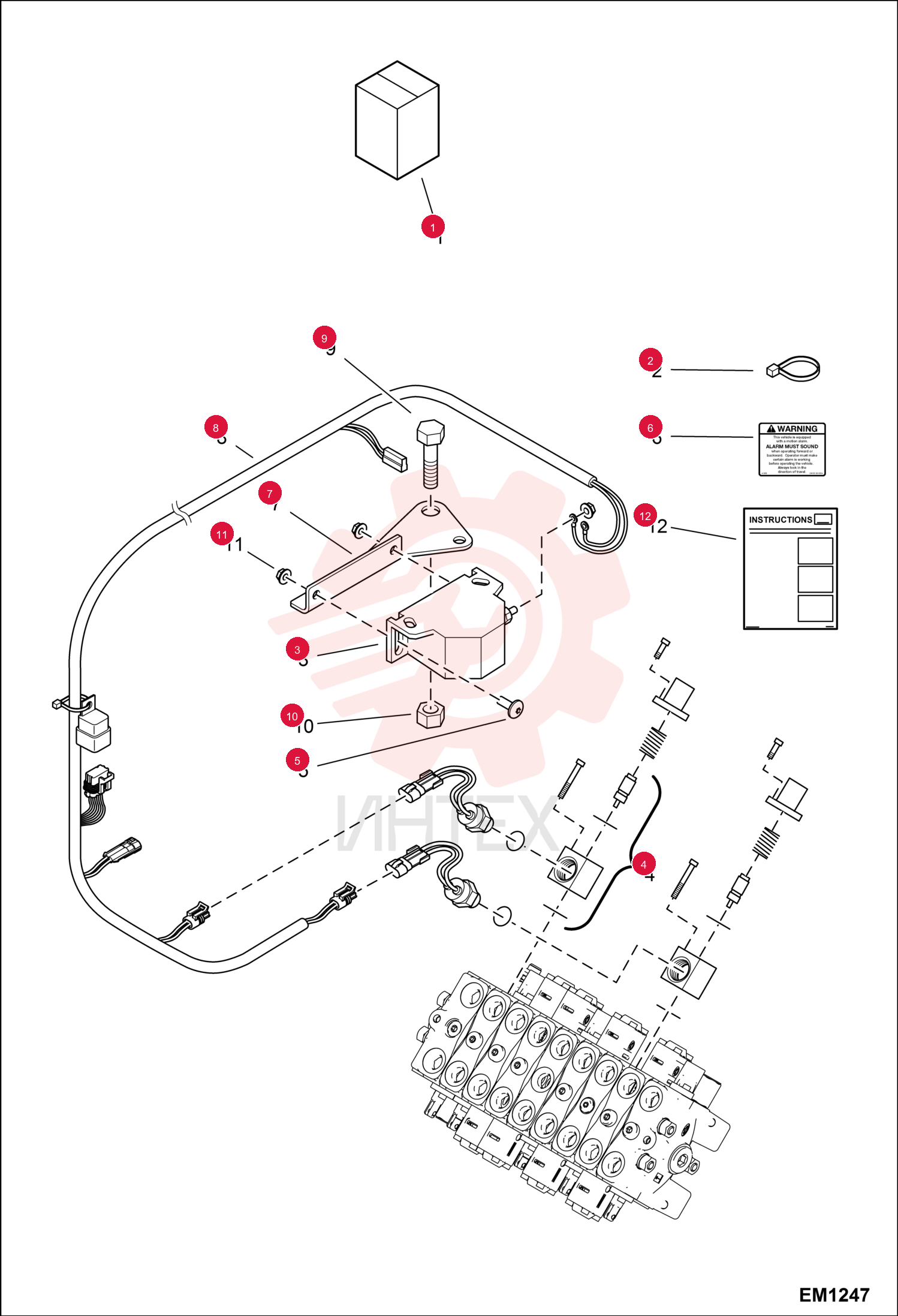 KIT MOTION ALARM 7117403