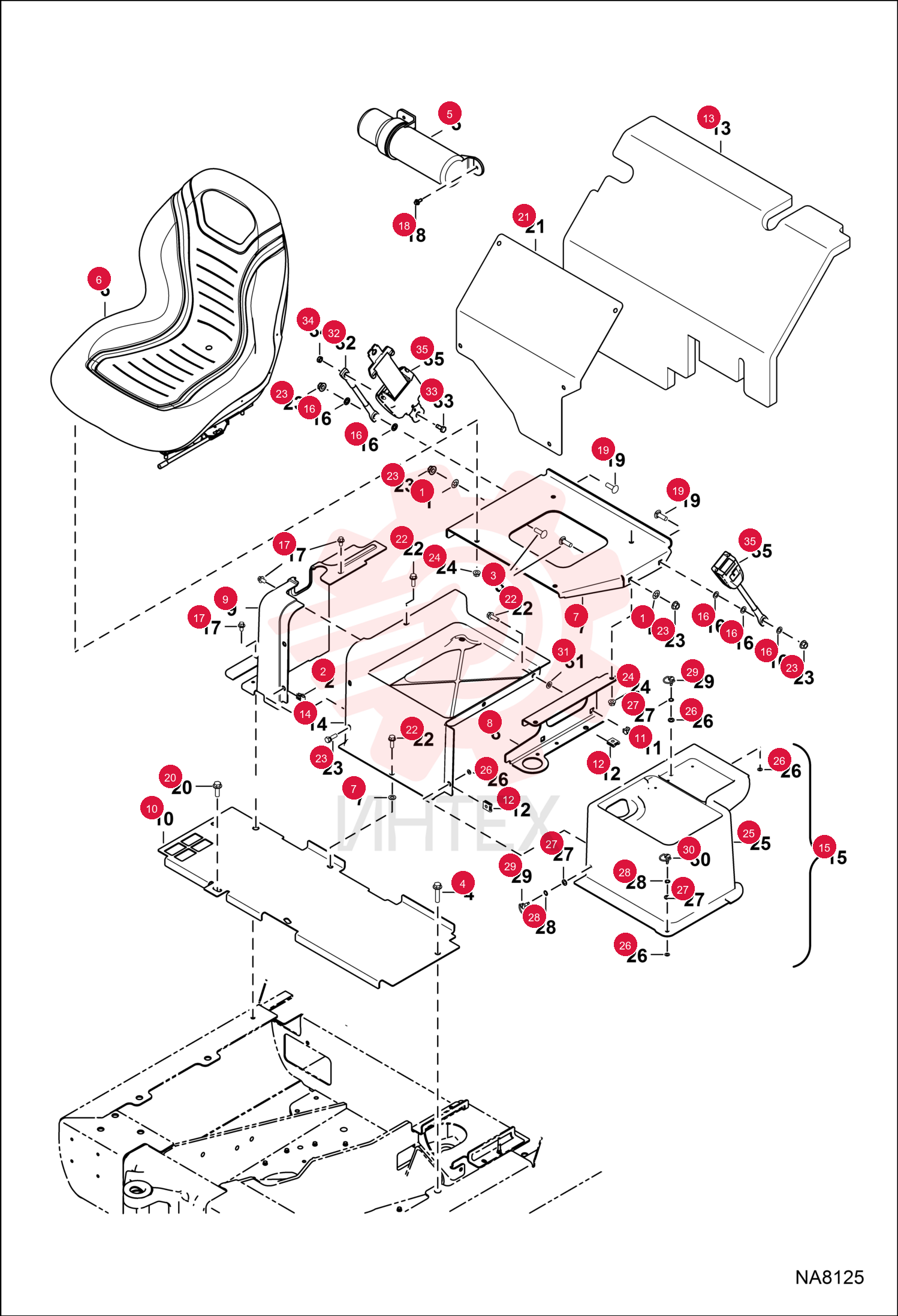 RETAINER BOLT 6674264 (2)
