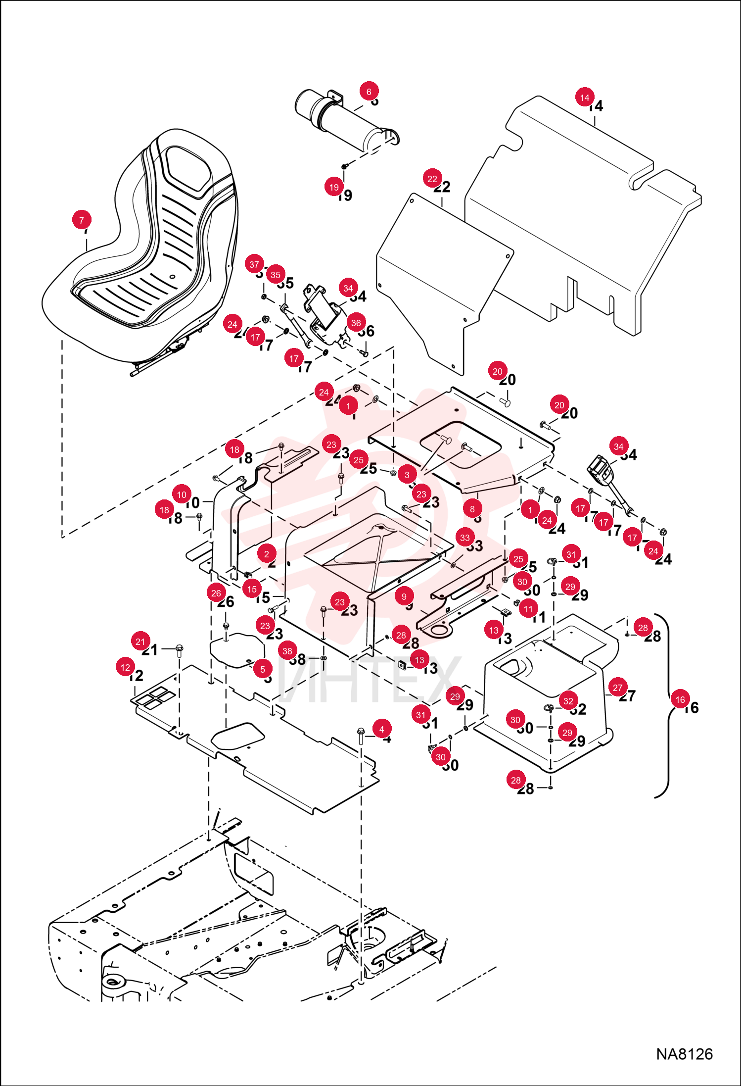 RETAINER BOLT 6674264 (2)
