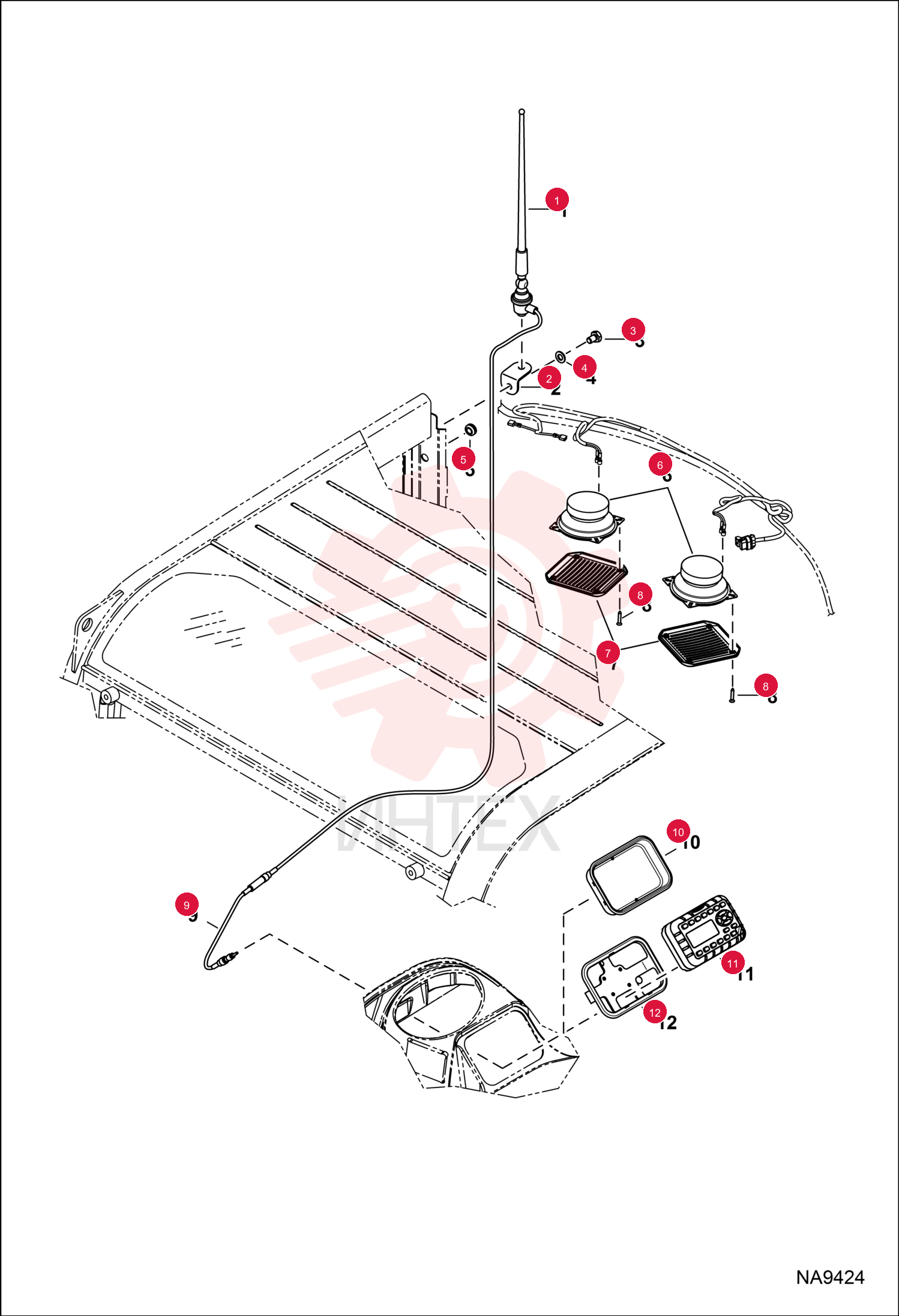 ANTENNA, RADIO 7257678 (1)