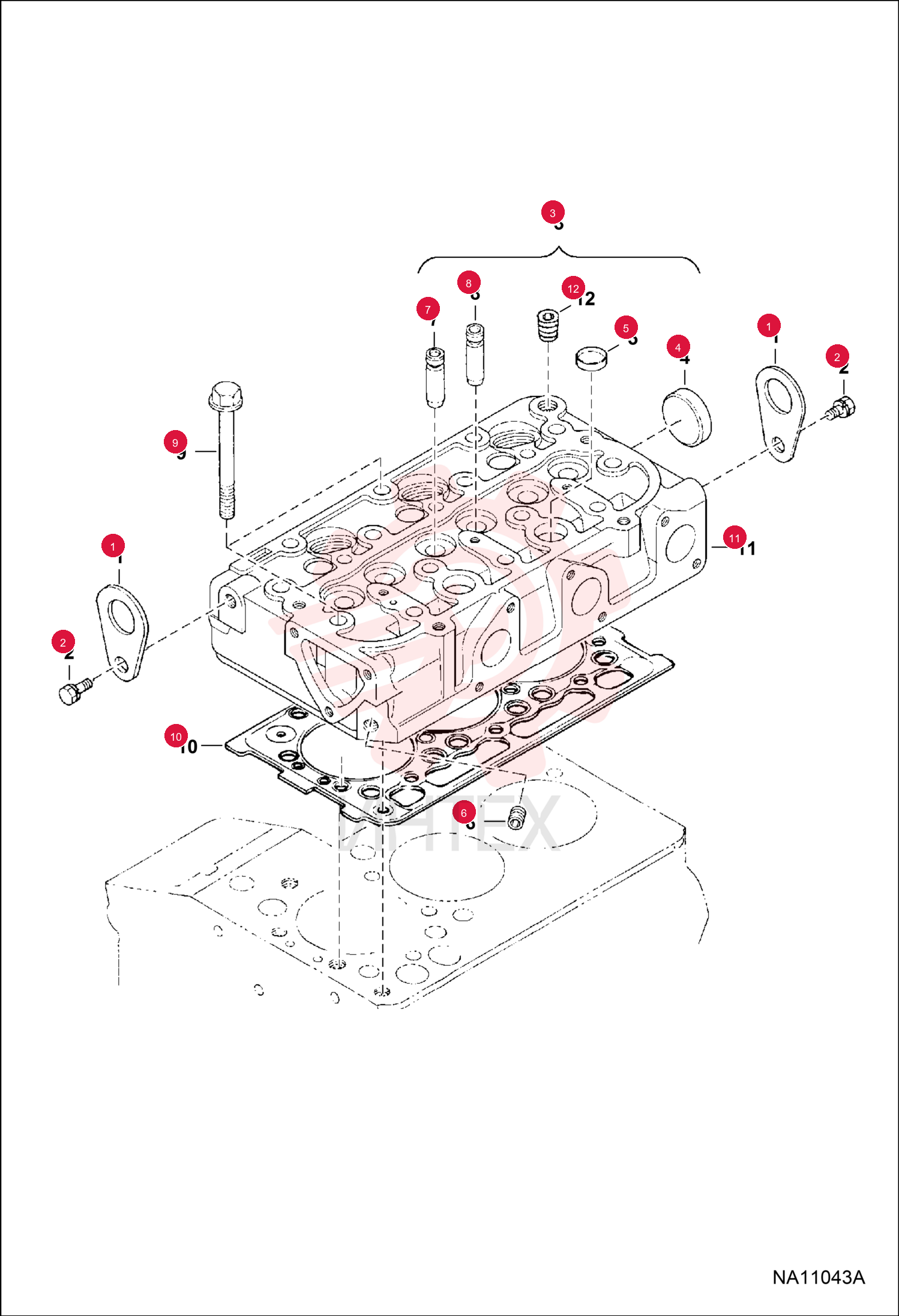 HOLDER, ENGINE 6697339 (2)