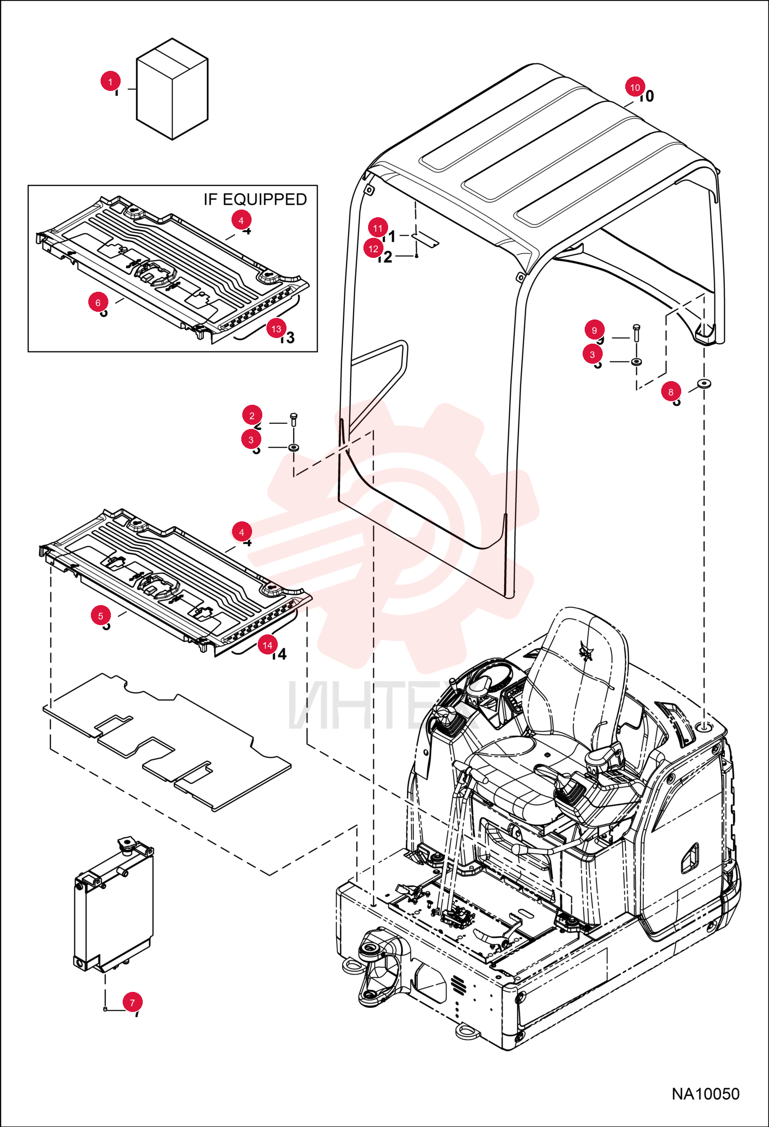 KIT, CANOPY CTS 7216490 (1)