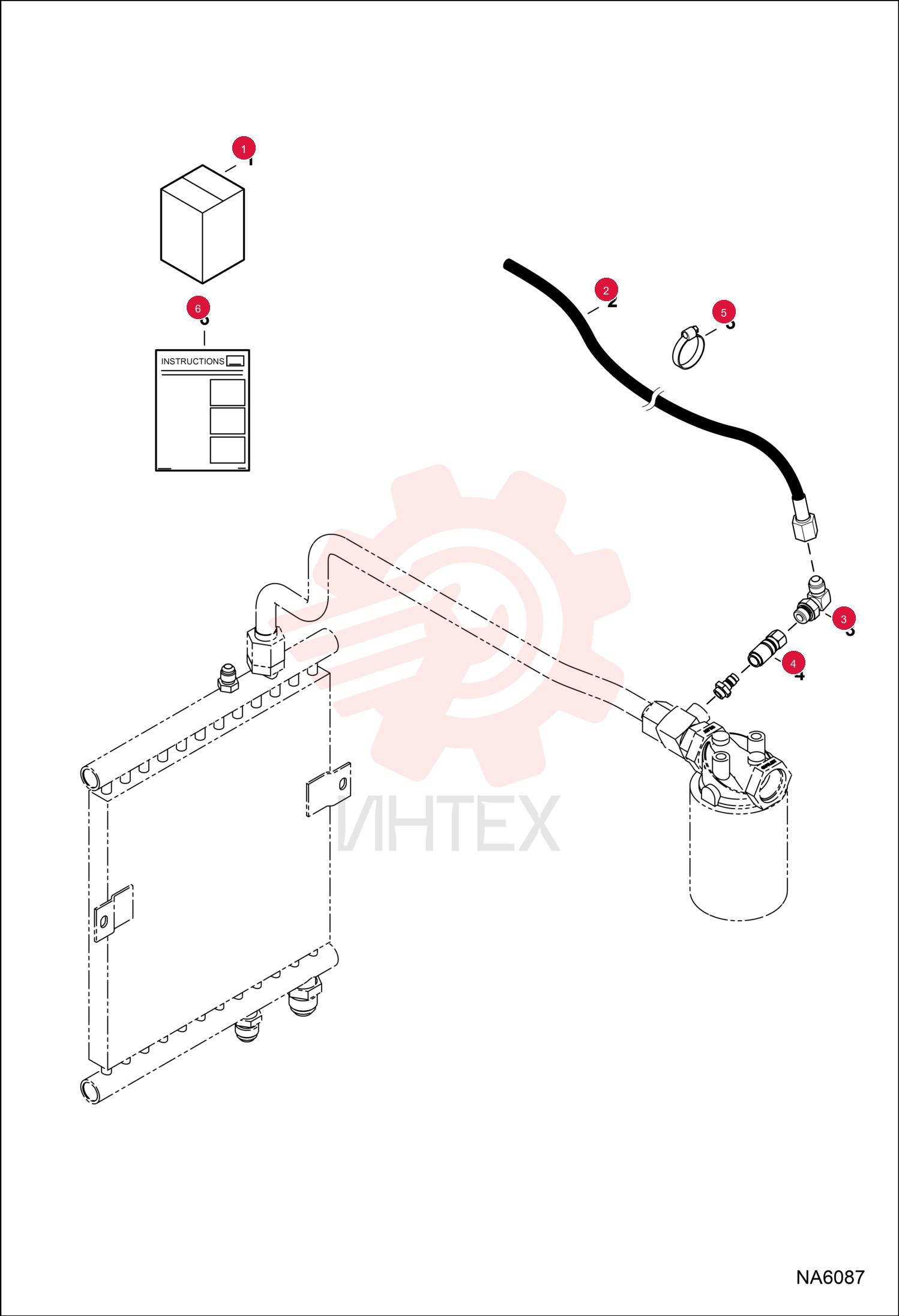 KIT HOSE AIR BLEED 7200829 (2)