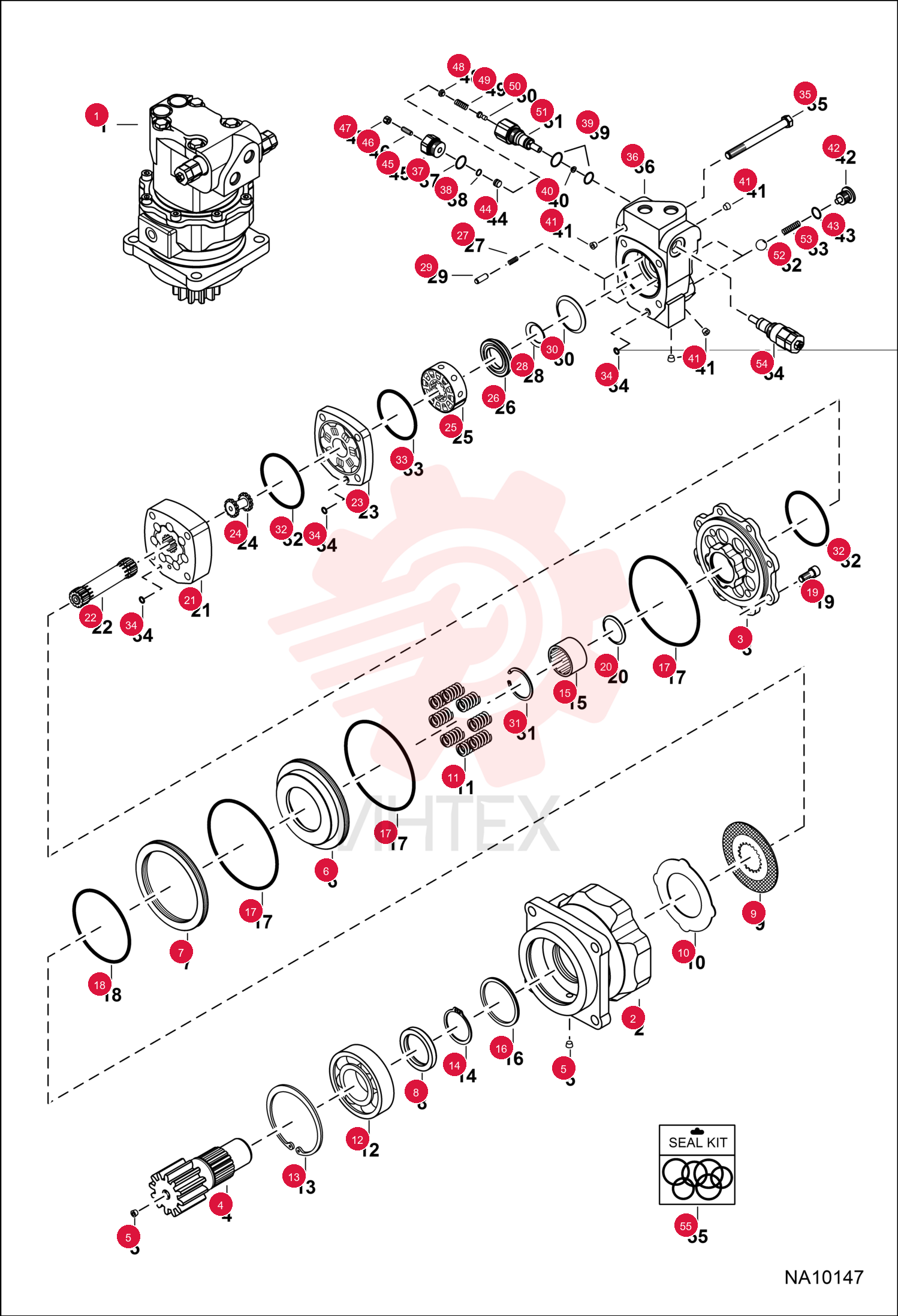SLEW MOTOR 7024419 (1)
