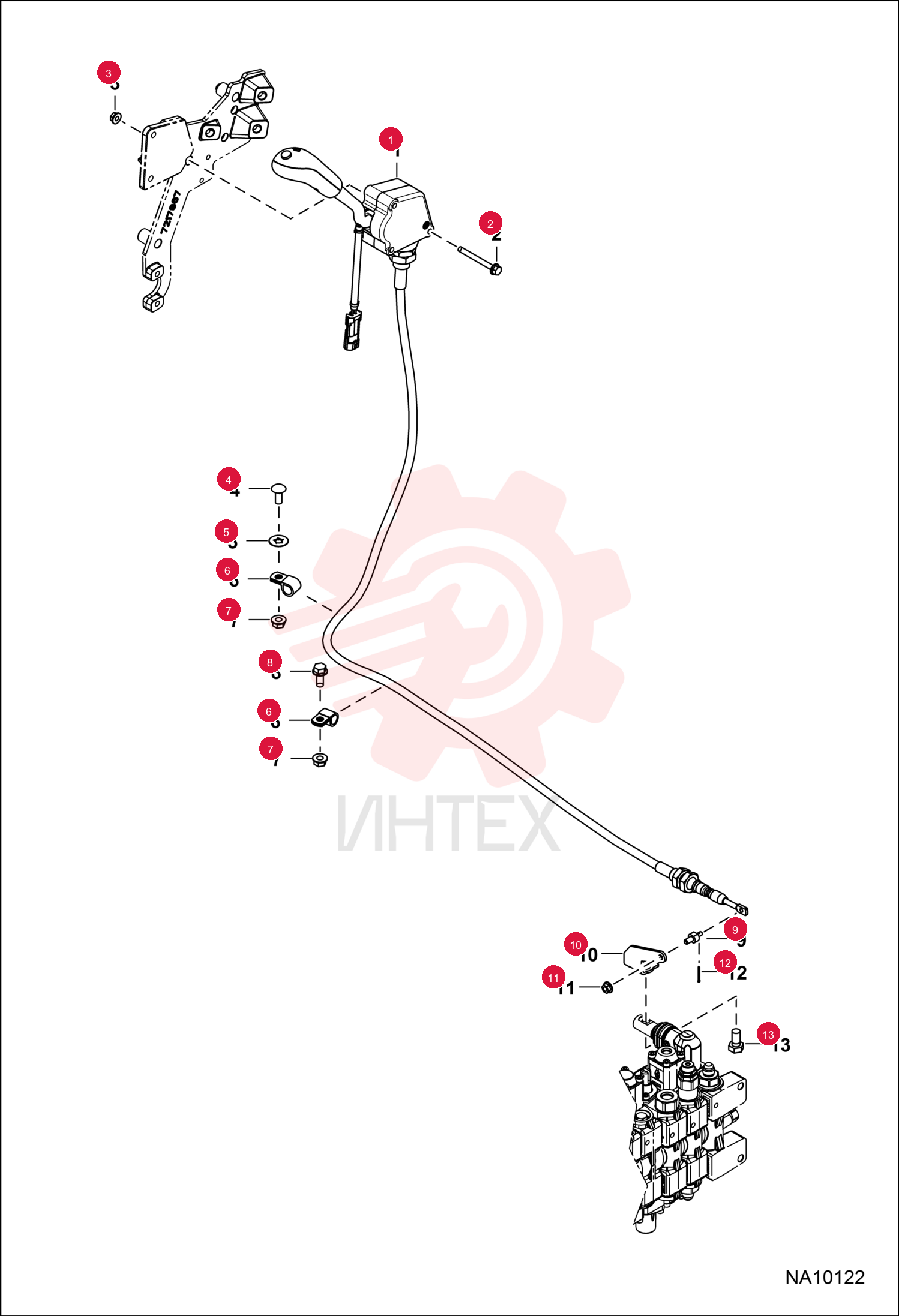 CABLE JOYSTICK 7360629