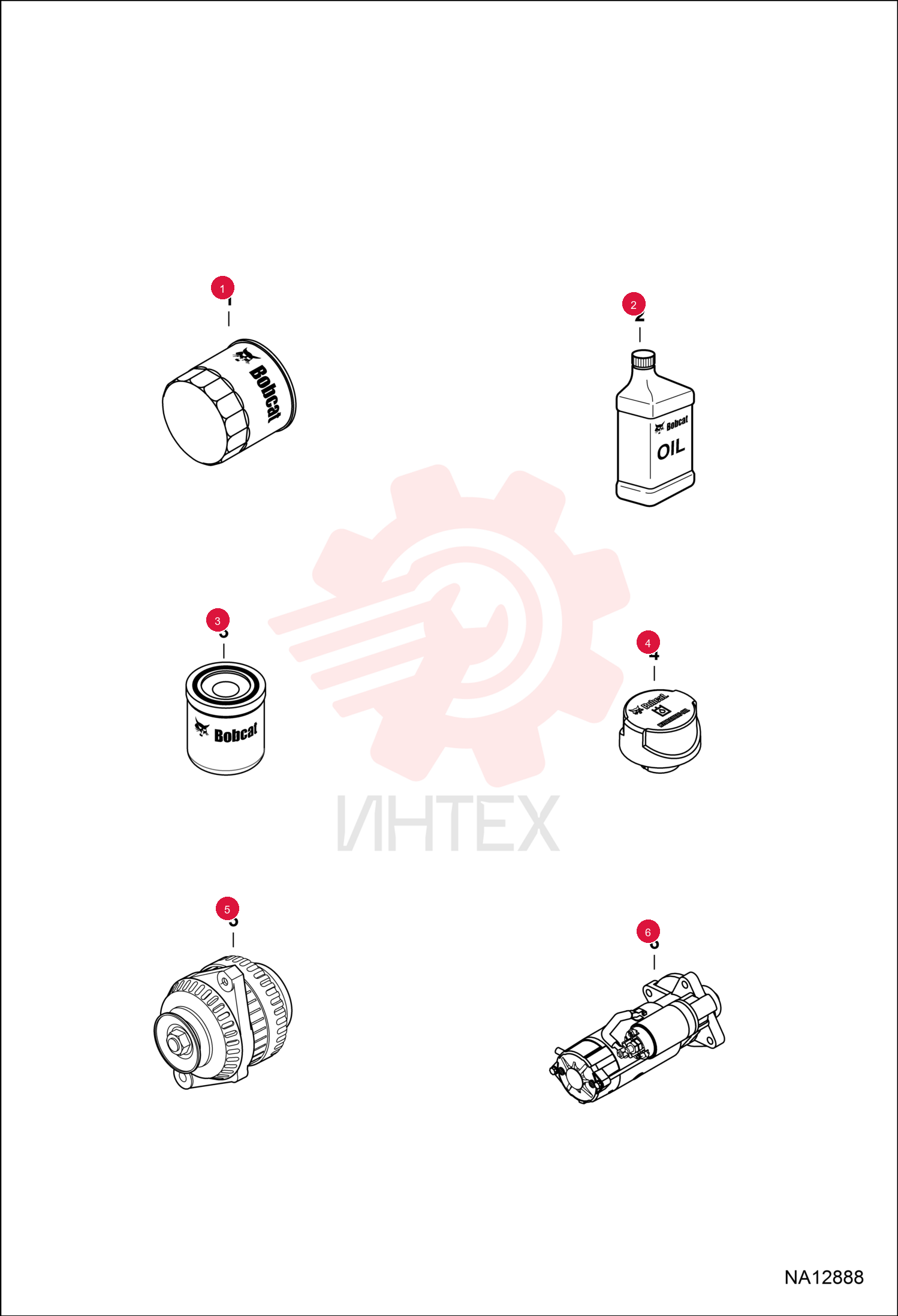 FILTER, OIL ENG 12 6671057 (1)