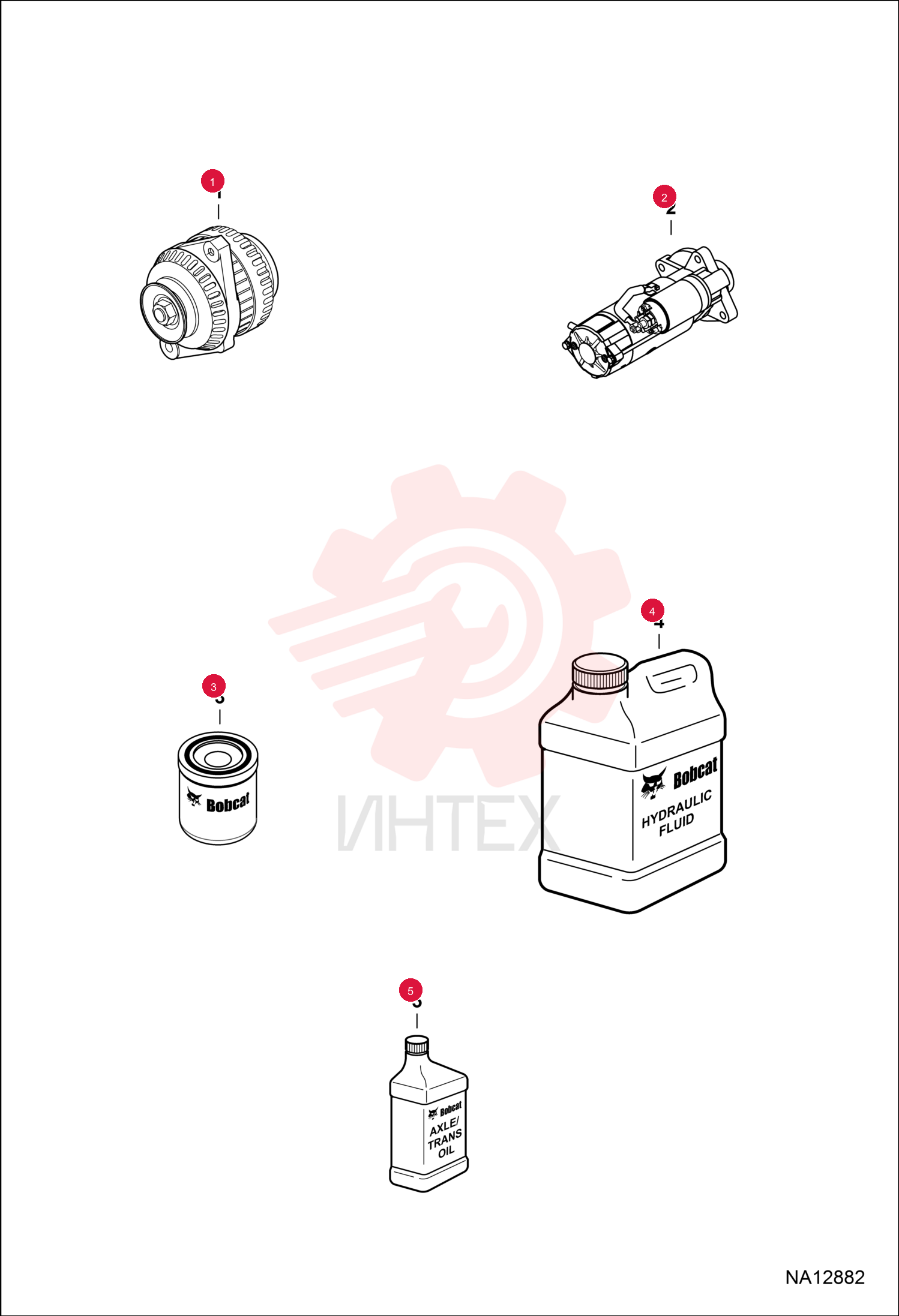 FILTER, OIL HYD 12 6661248 (1)