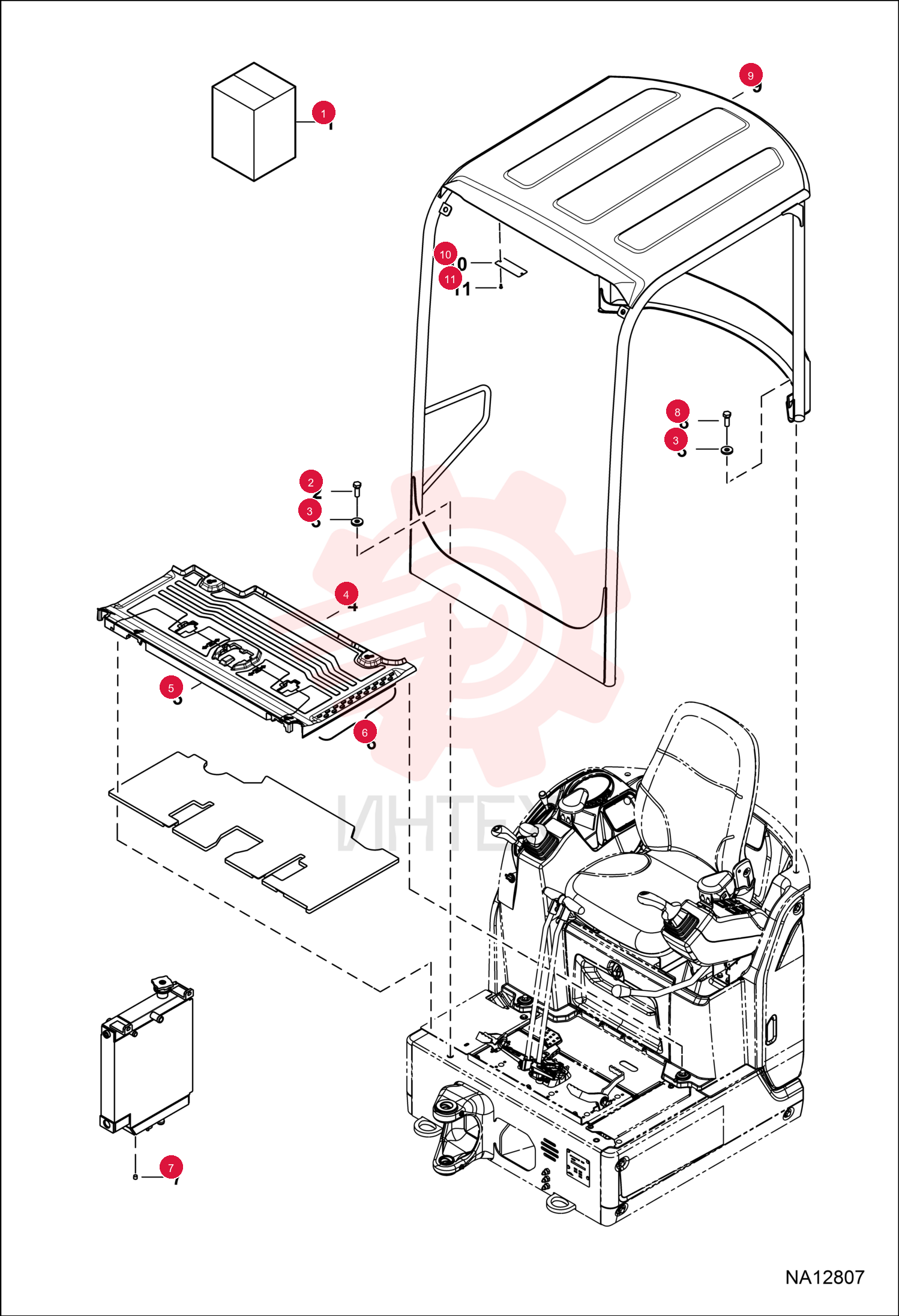 KIT, CANOPY 7216493 (3)
