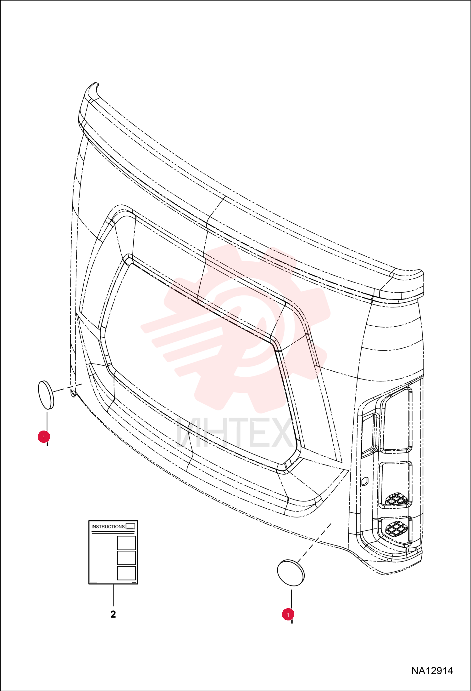 LENS, REFLECTIVE 7191035 (3)
