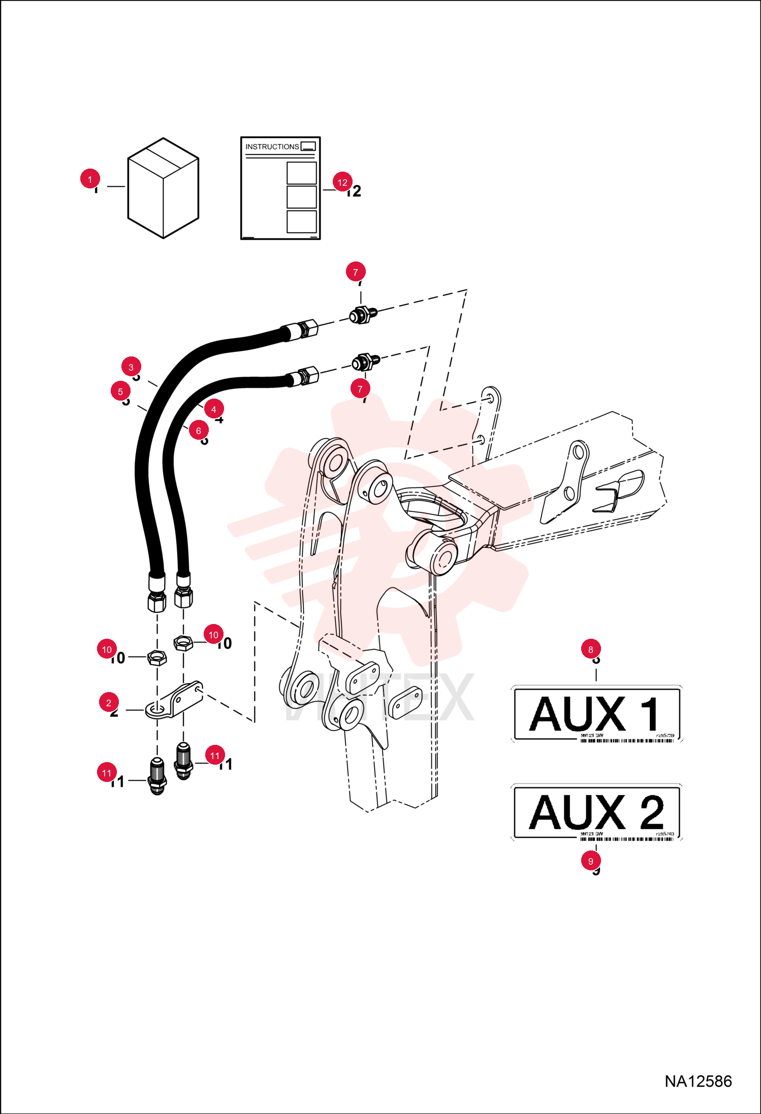 KIT 2ND AUX LA 7310232 (1)