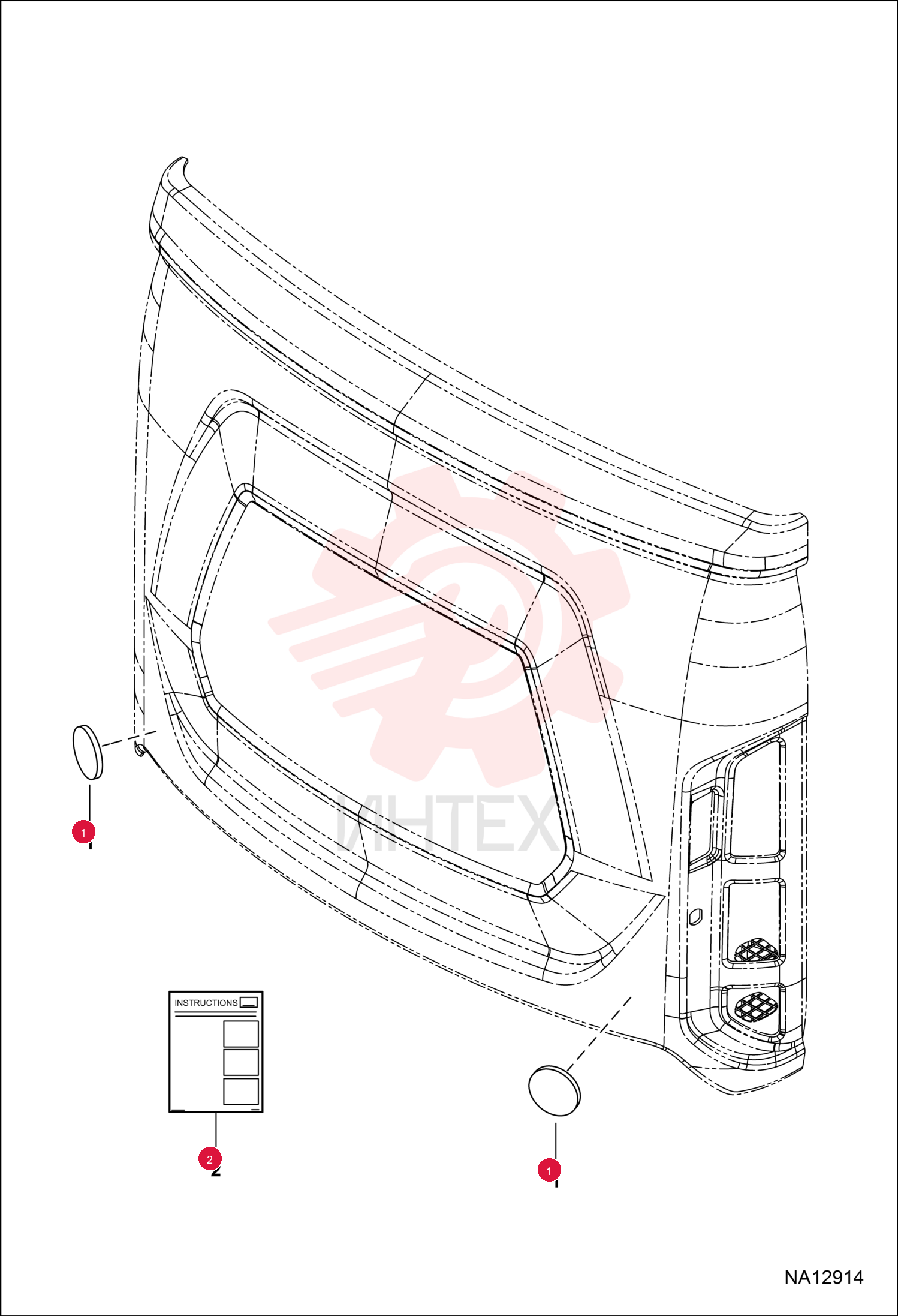 LENS, REFLECTIVE 7191035 (2)