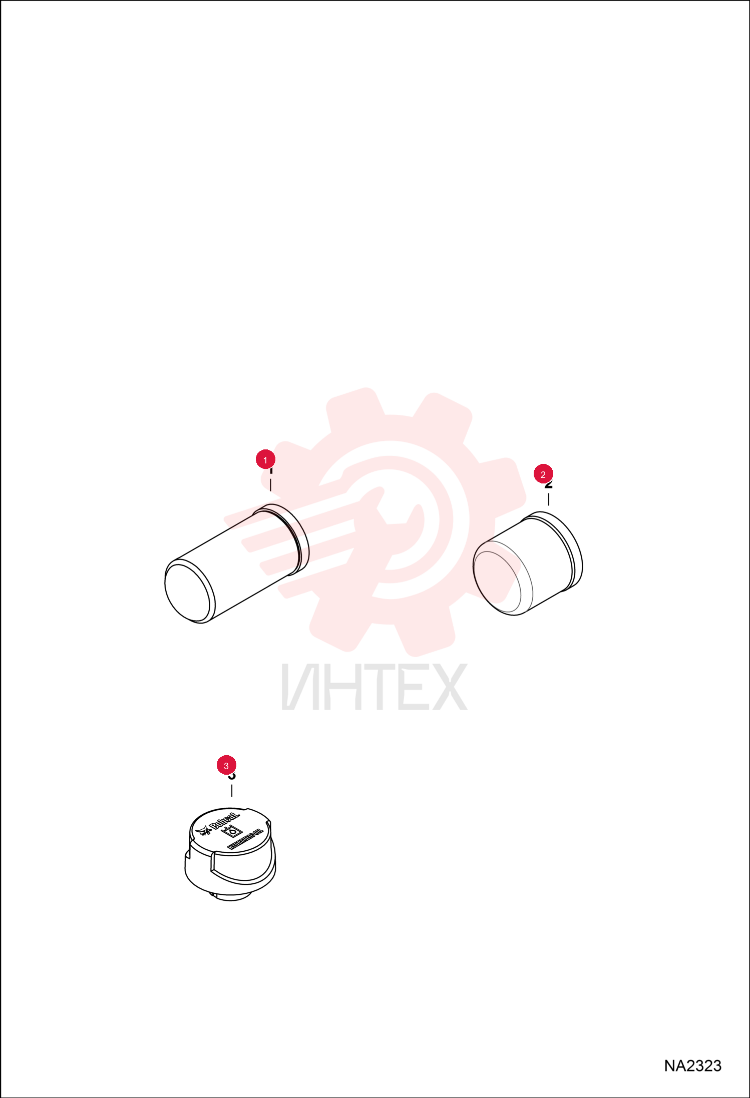 FILTER, OIL HYD 12 6661248 (3)