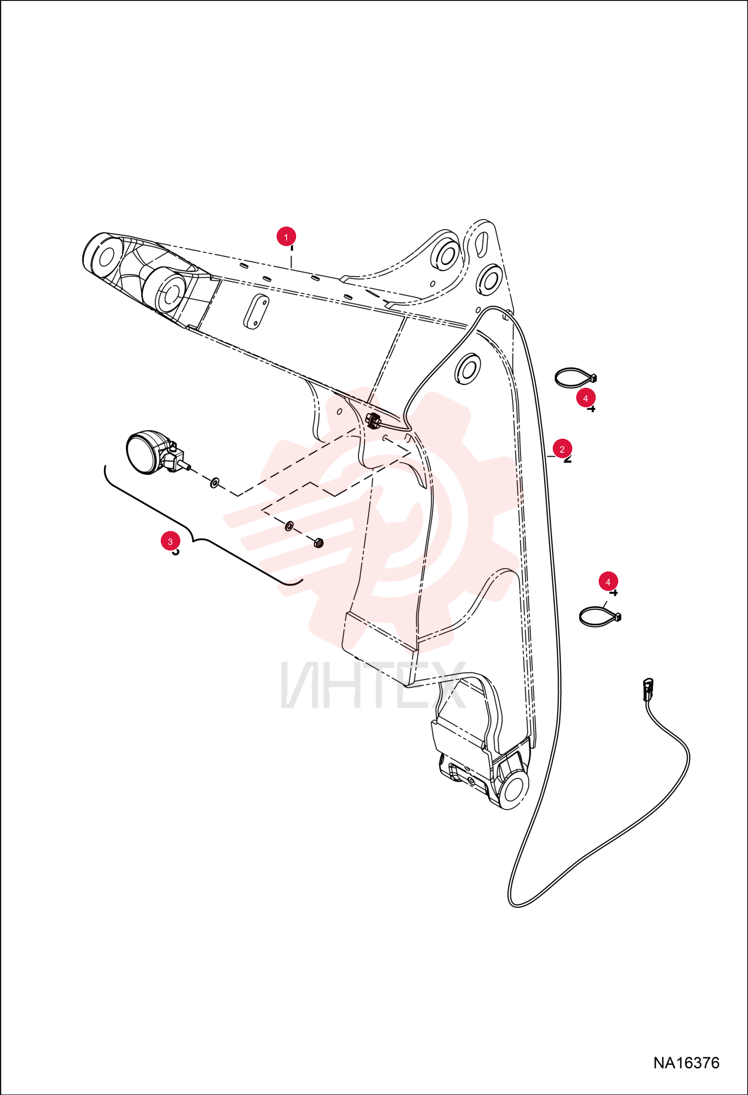 HARNESS BOOM LIGHT 7306924
