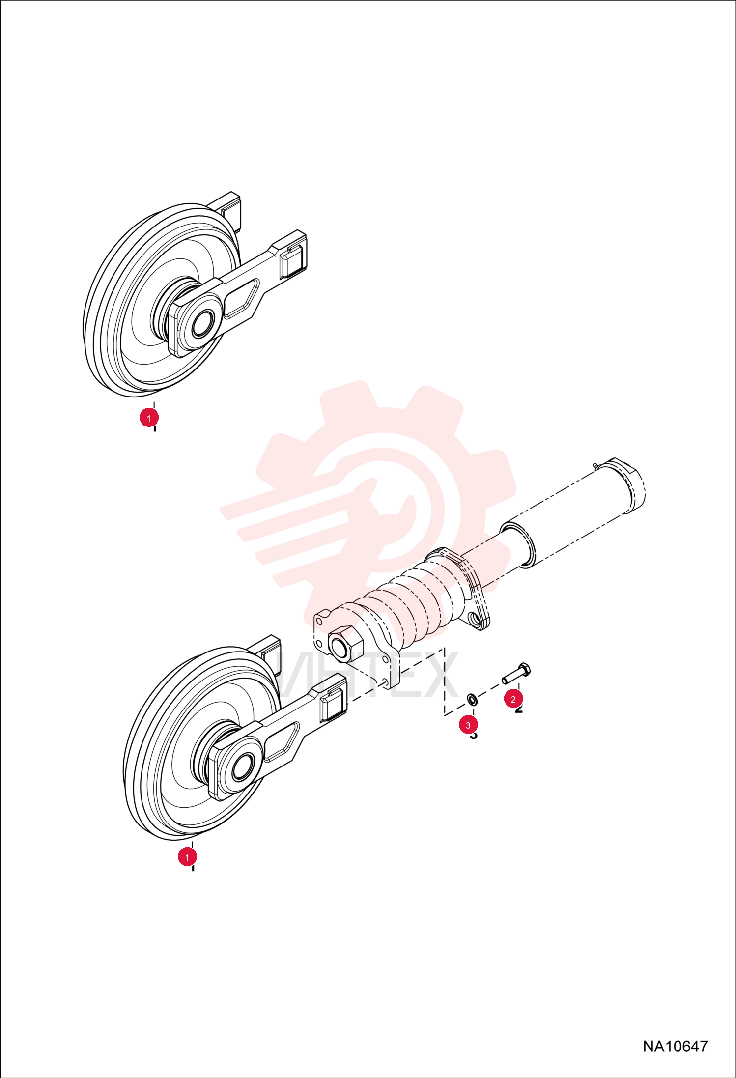 IDLER, W/SPRING 7255883