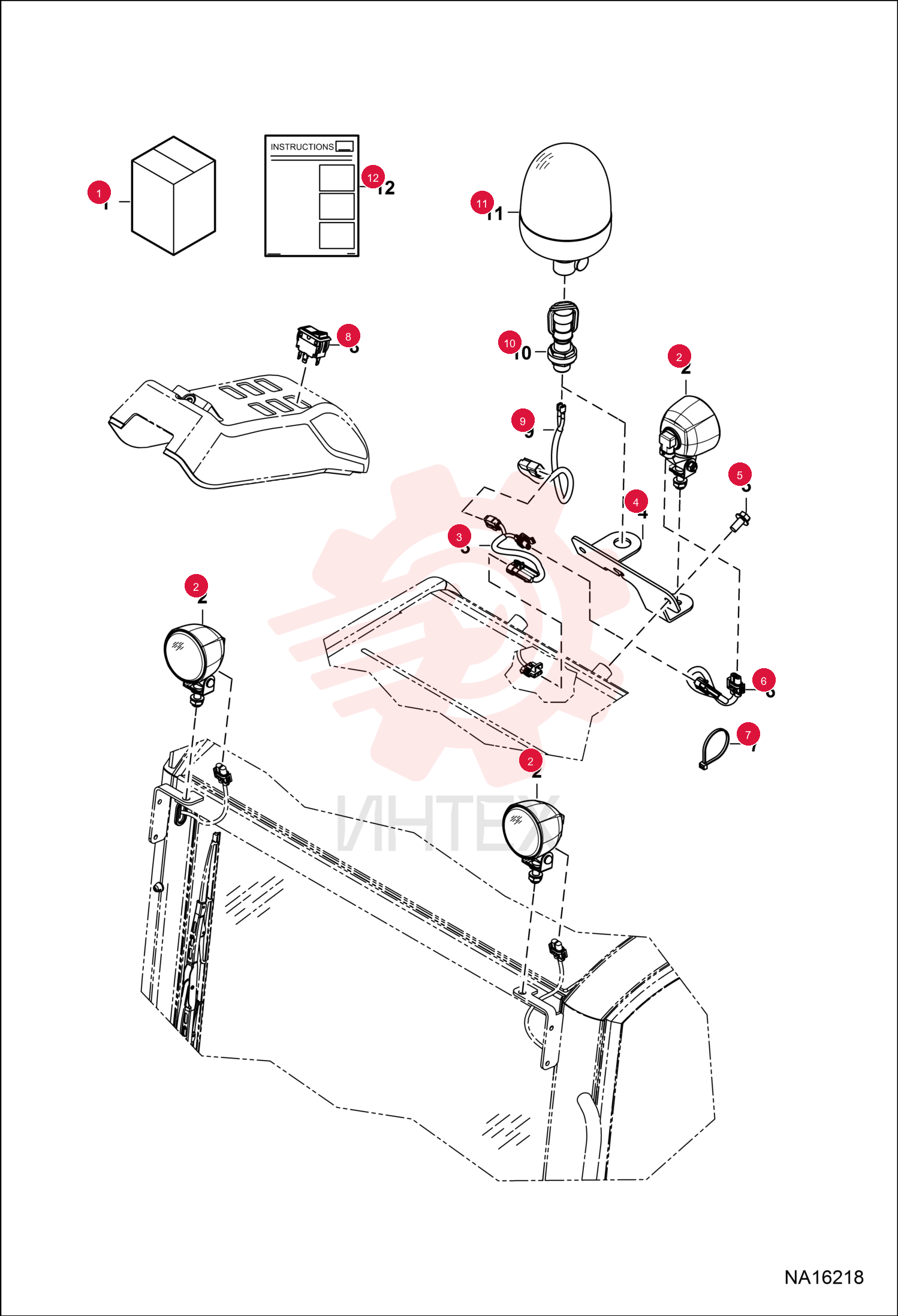 KIT CAB BEACON 7351338
