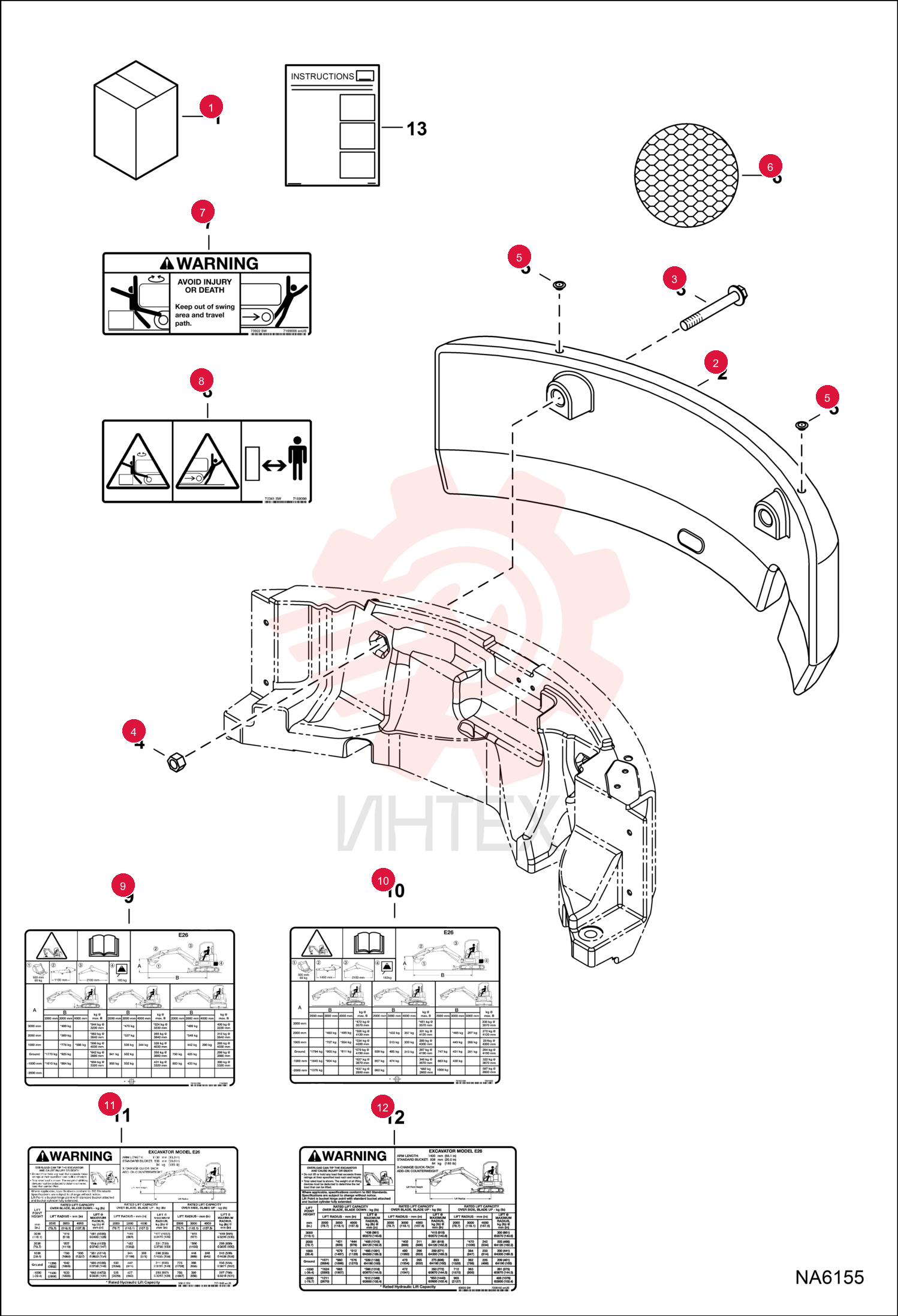 KIT, COUNTERWEIGHT 7204030 (4)