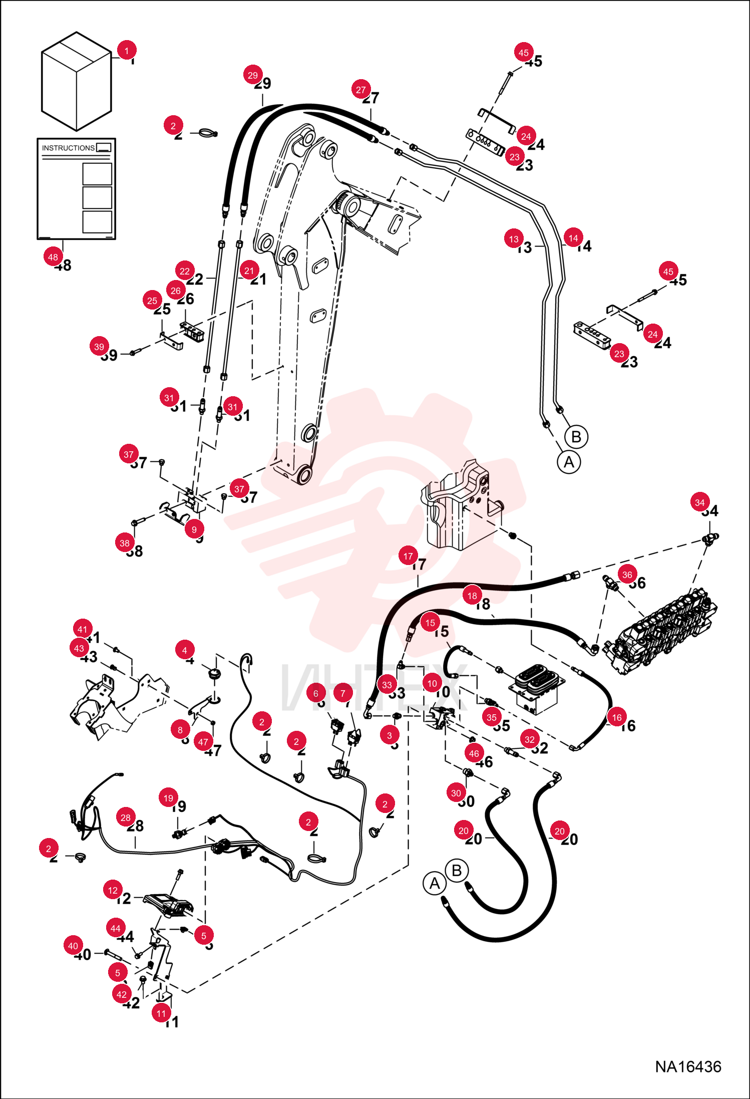 KIT COUPLER HYDRAULIC 7352649