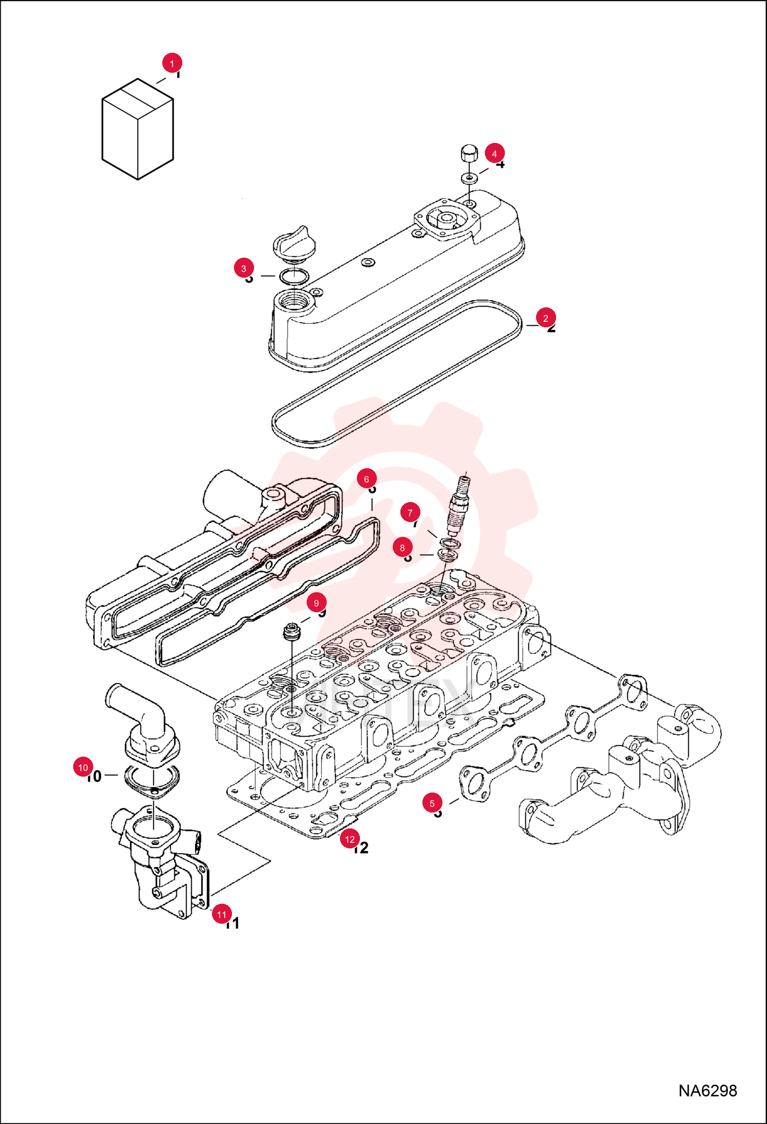 KIT, GASKET ENG UPPER 6698619