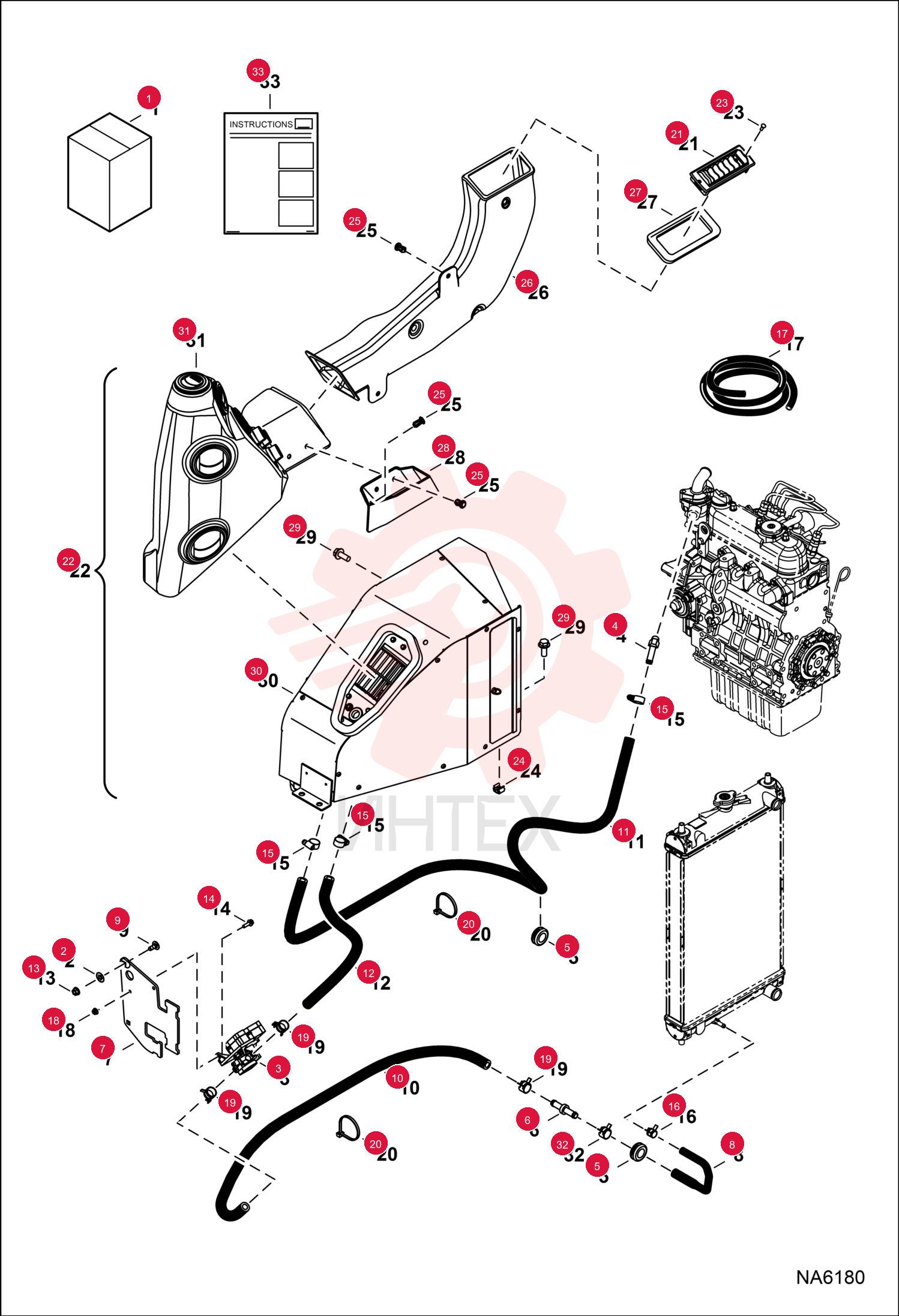 KIT, HEATER CAB 7205739 (3)