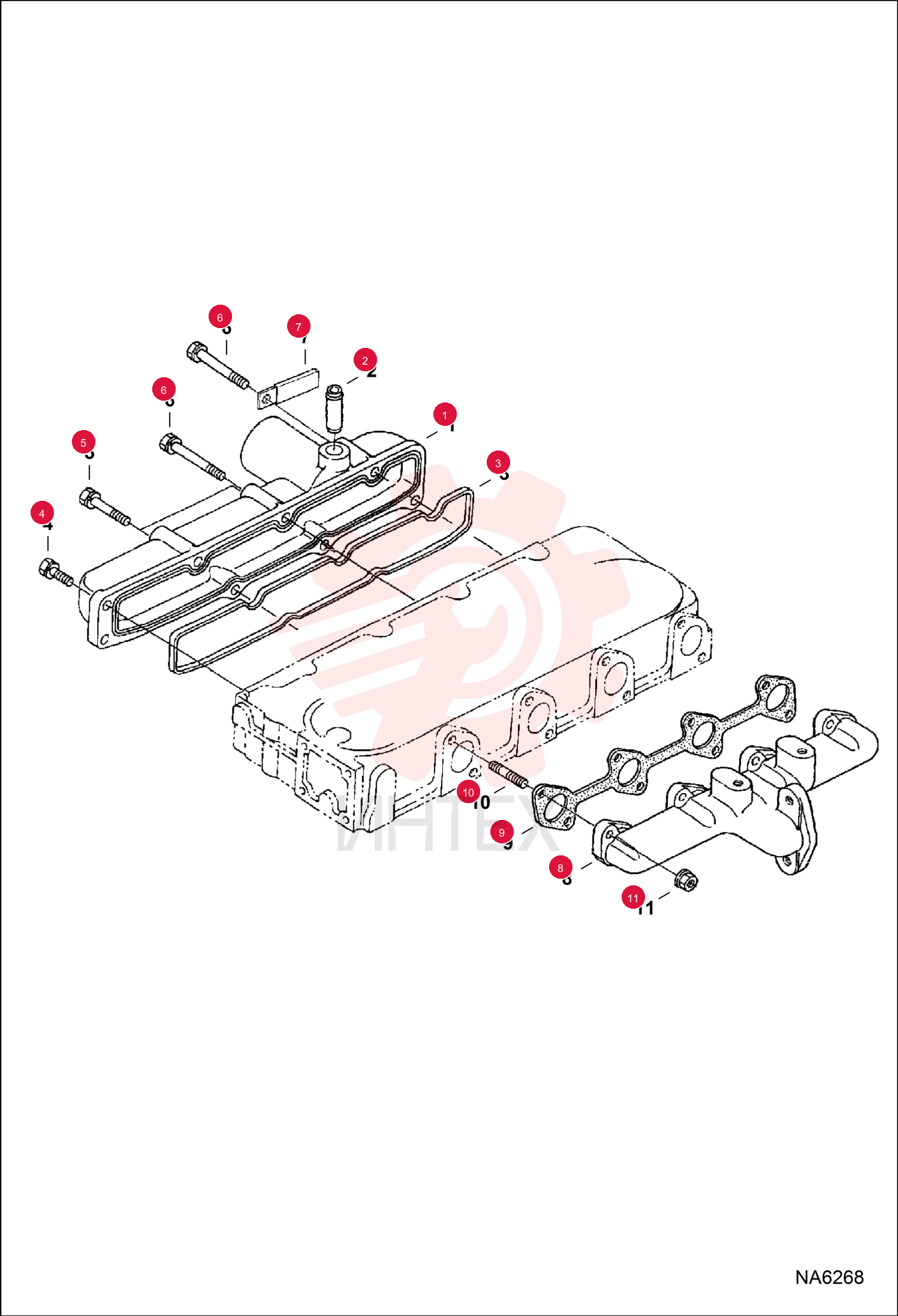 MANIFOLD, INTAKE 7023141 (1)