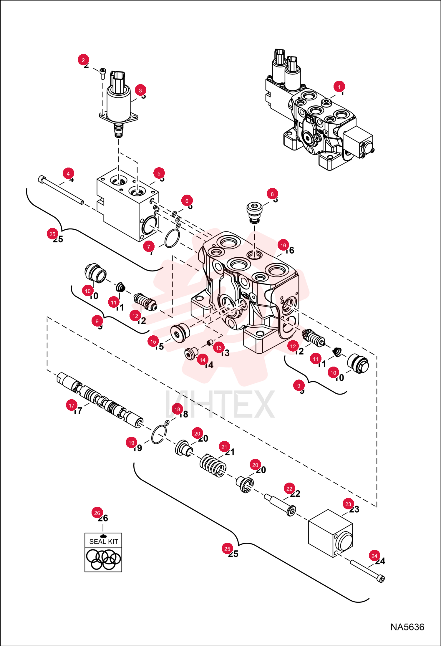 SECTION, VALVE 7022944 (4)