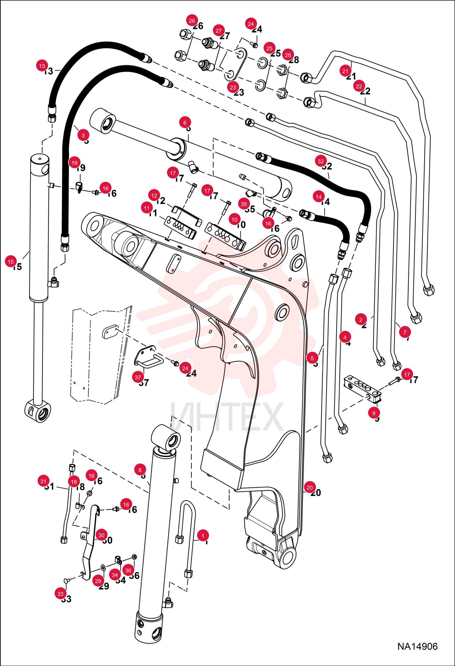 TUBELINE HYDRAULIC ASSY 7355721