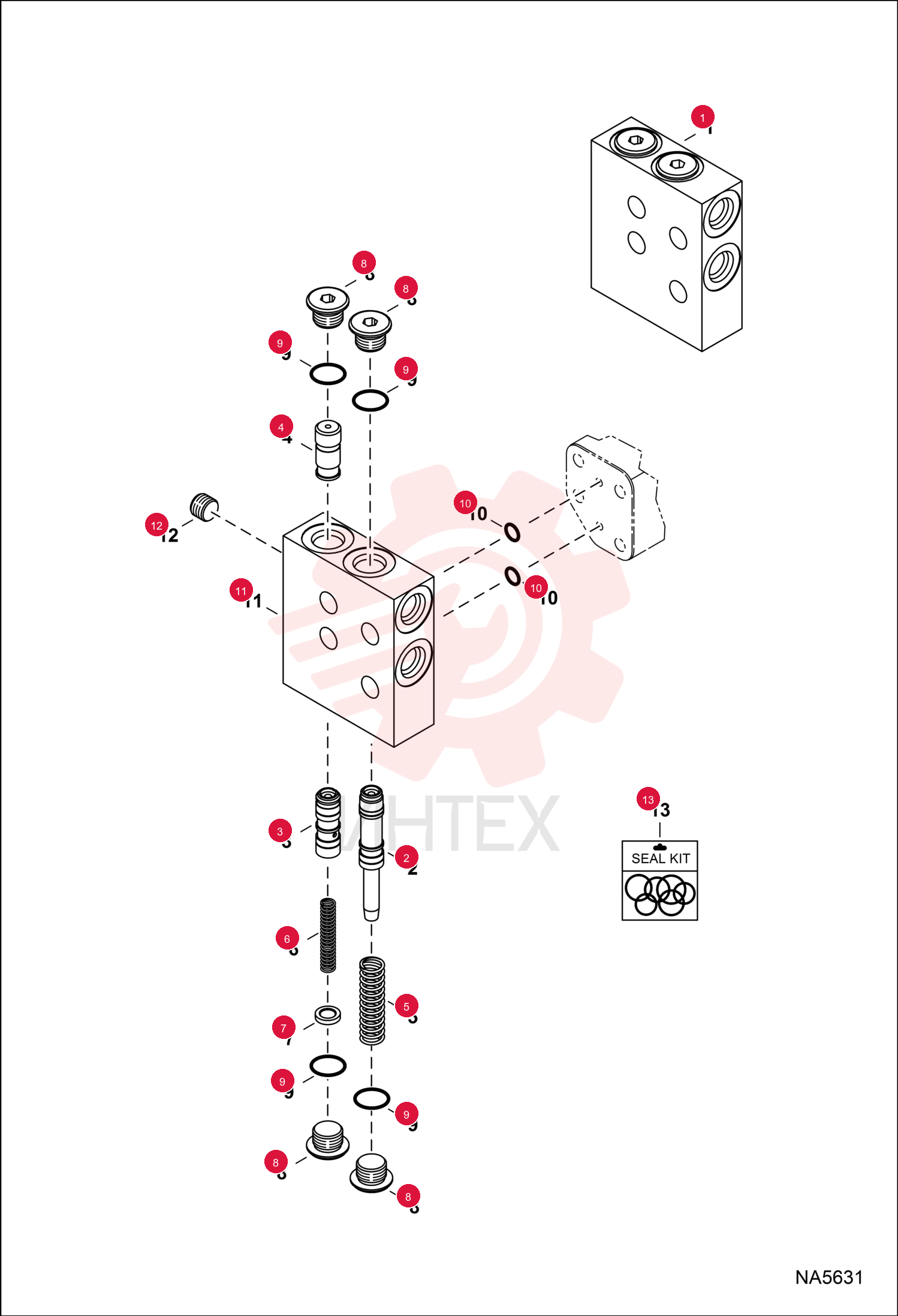 VALVE, COUNTER BALANCE 7010821 (1)