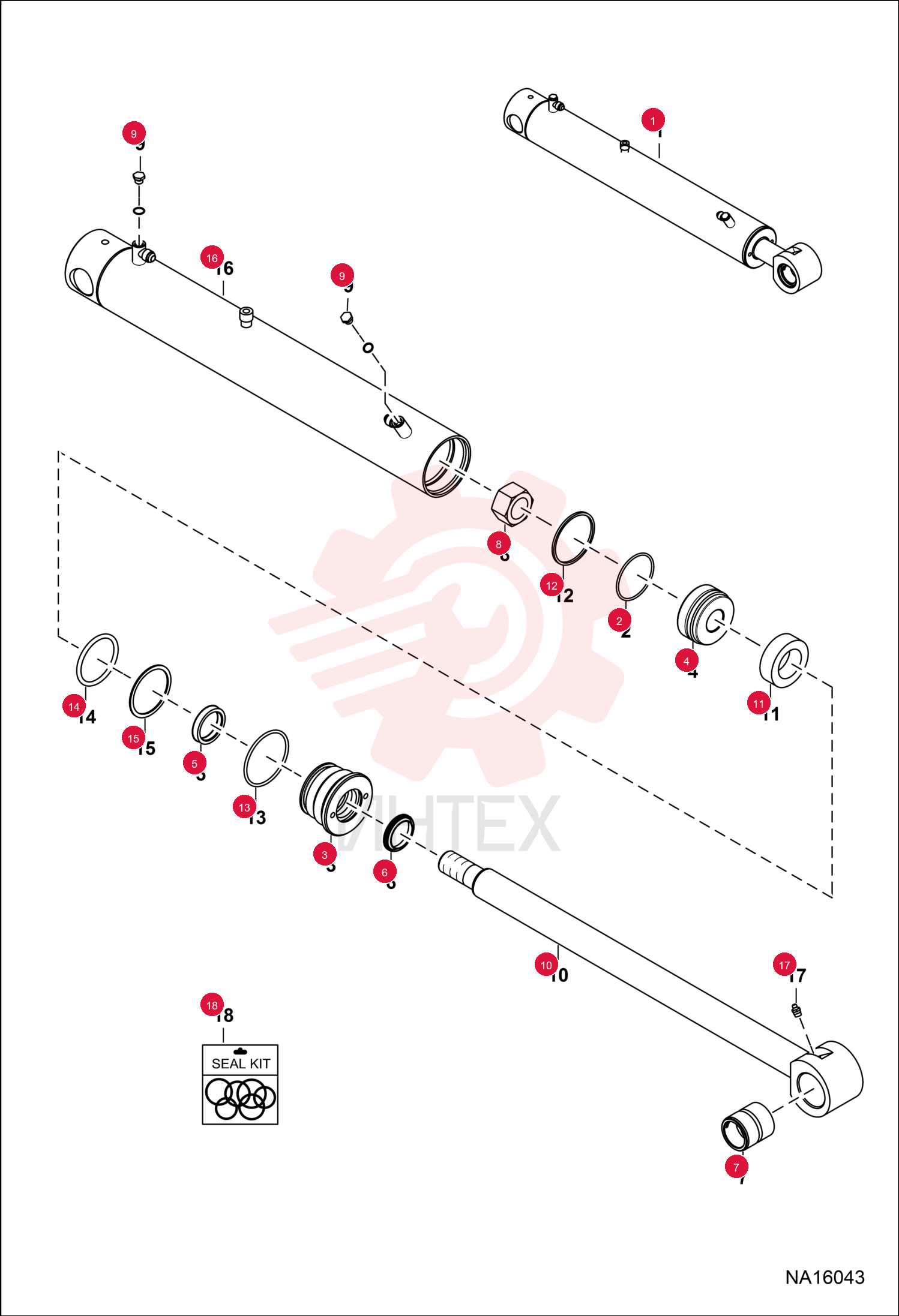 CYLINDER HYDRAULIC 7302317 (2)