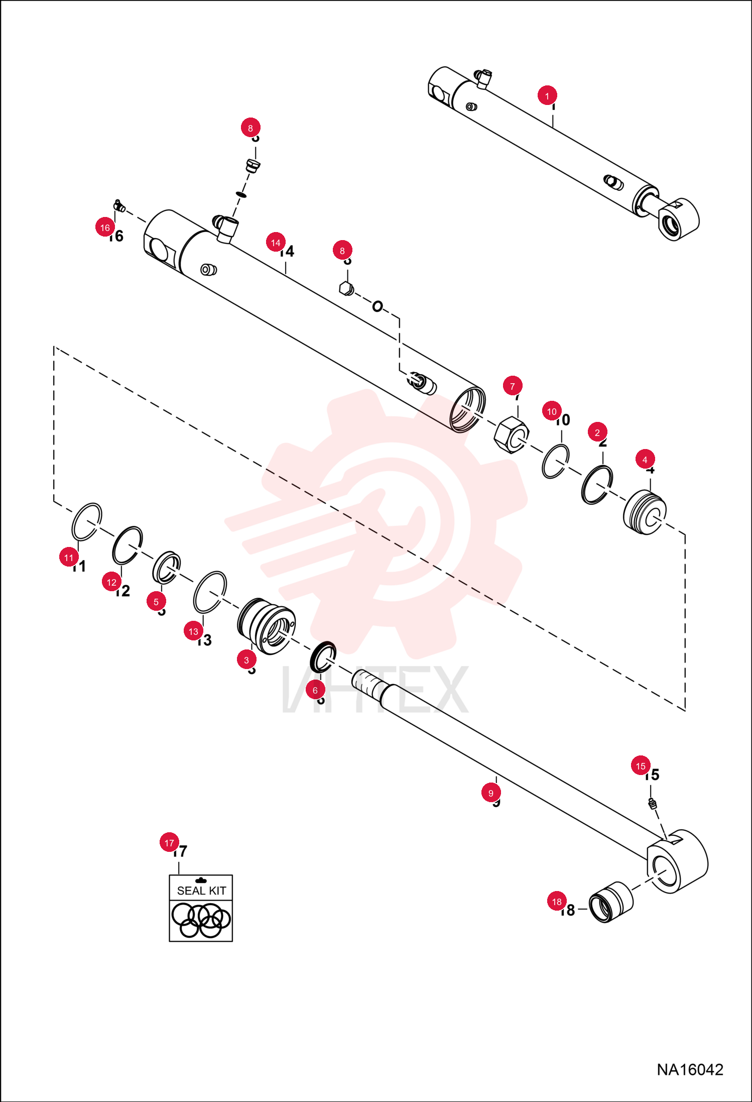CYLINDER HYDRAULIC 7302950 (2)