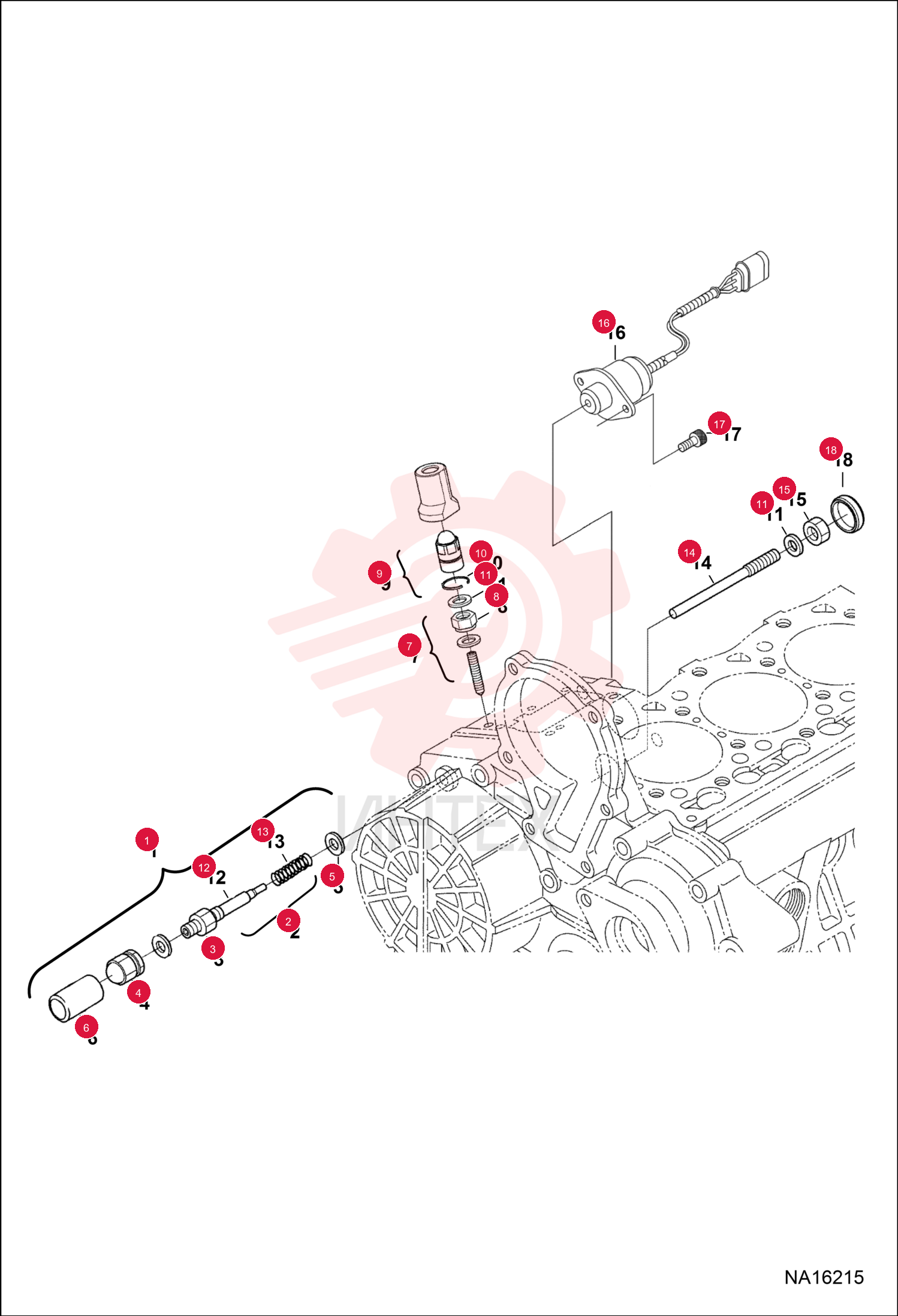 IDLER ENGINE ASSY 7353984 (2)