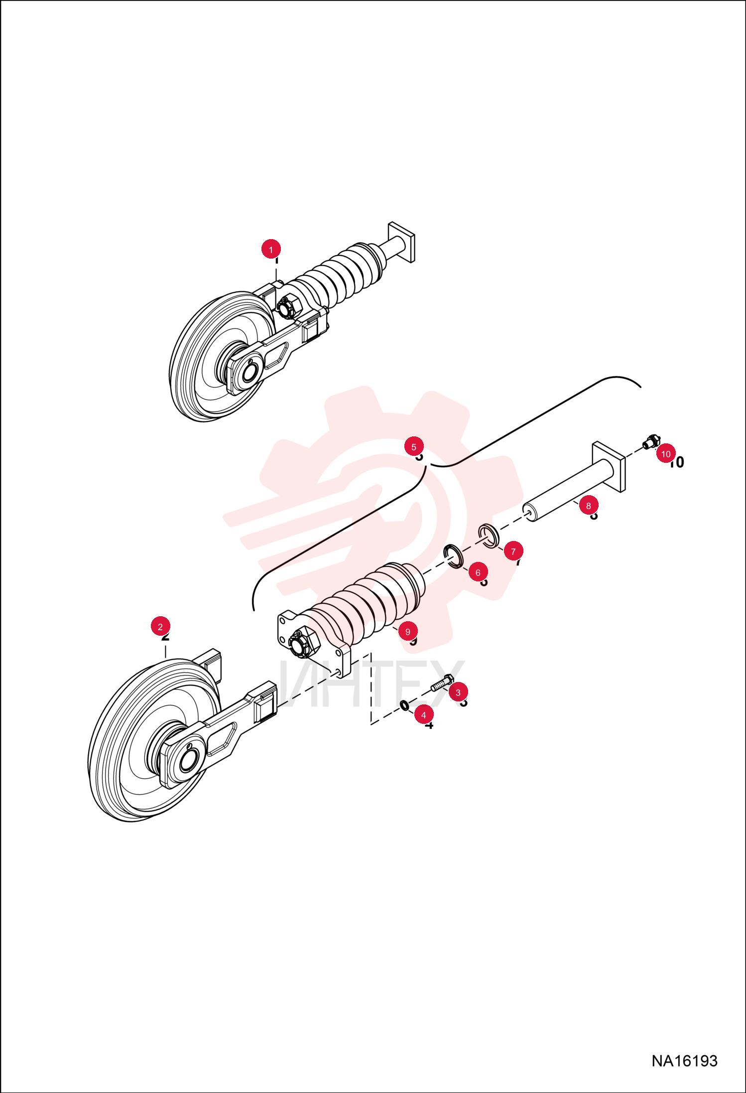 IDLER, TRACK STEEL 7257872 (1)