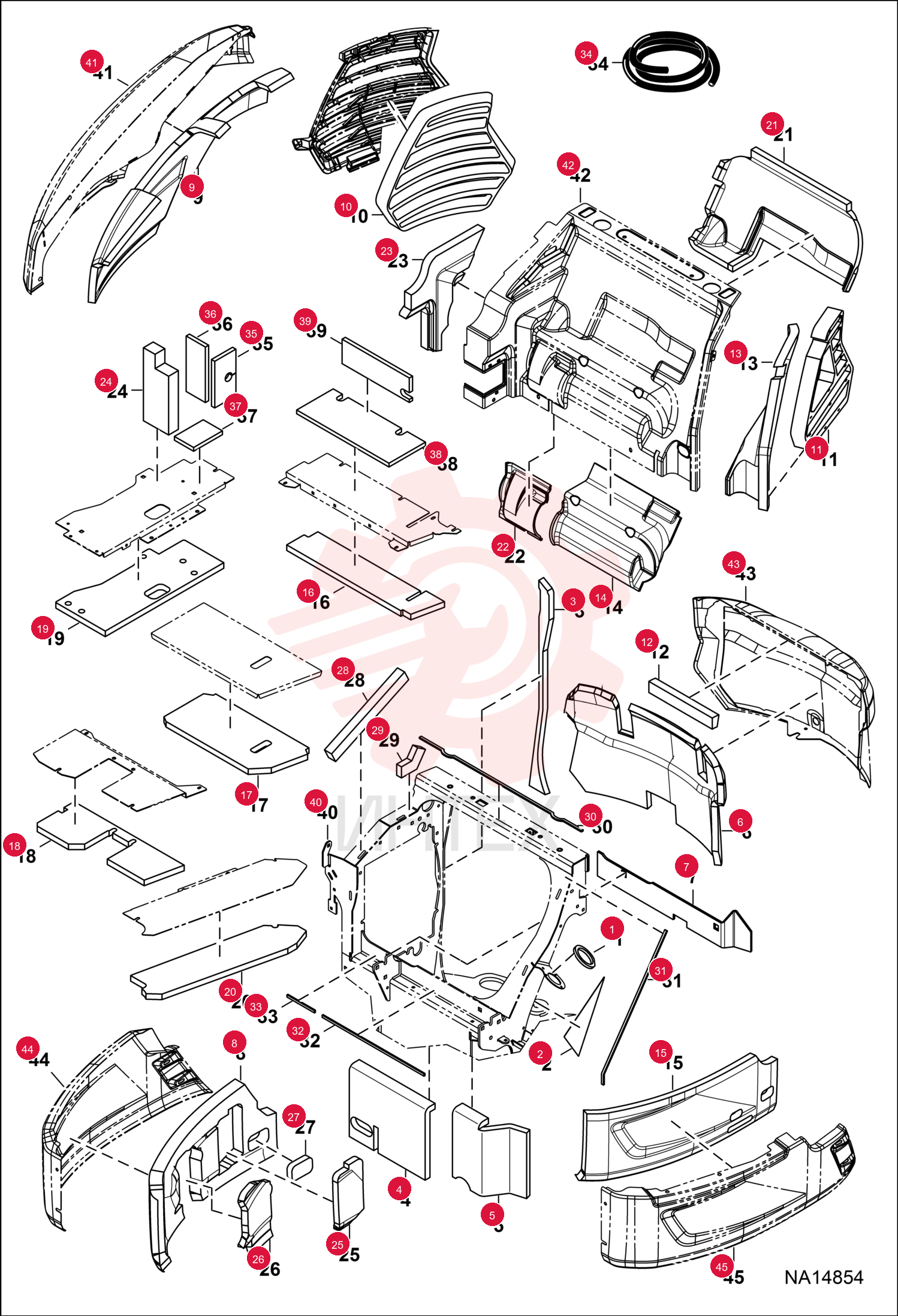 INSULATION, PANEL LH 7176171 (1)