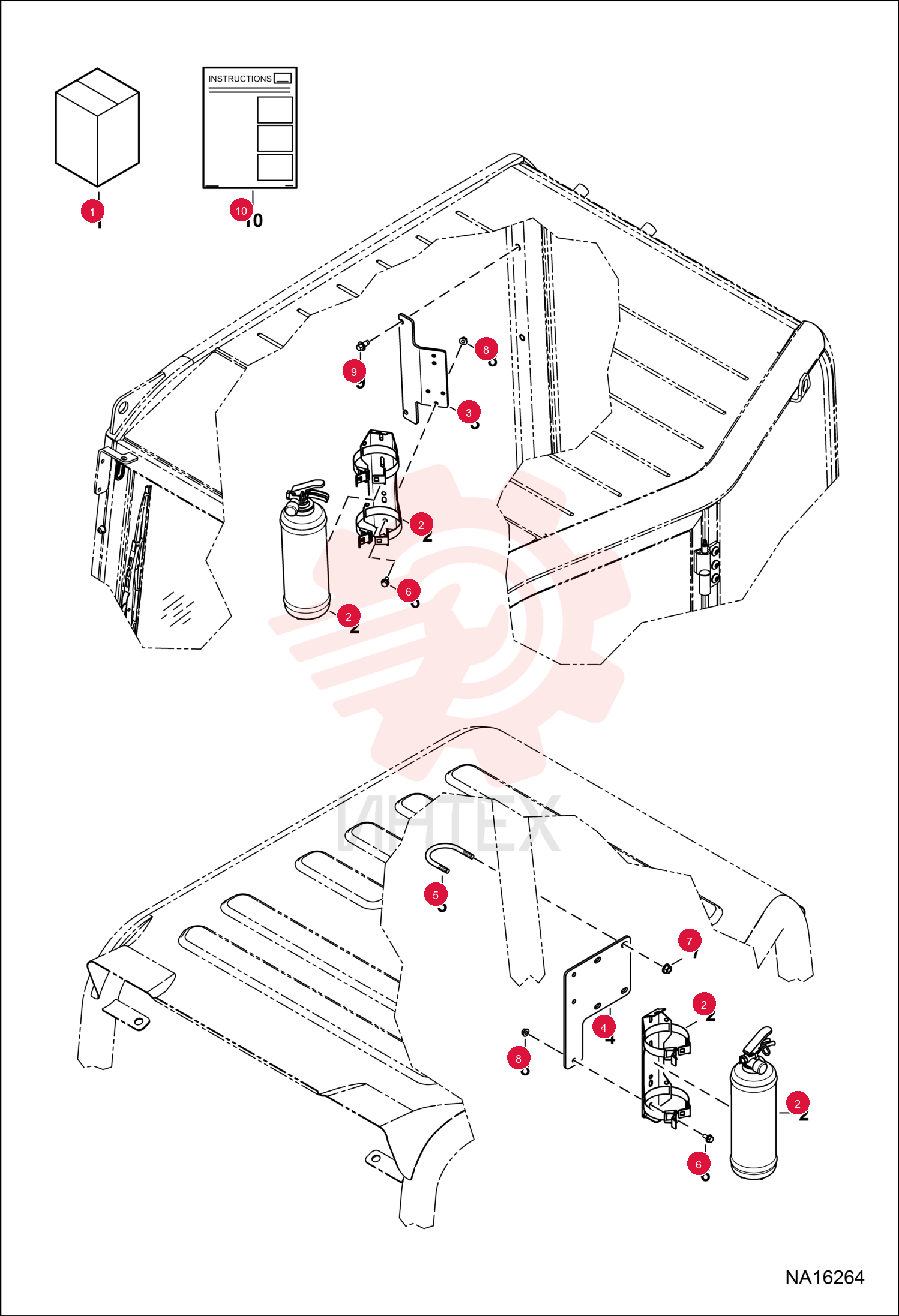 KIT FIRE EXTINGUISHER 7352437 (2)