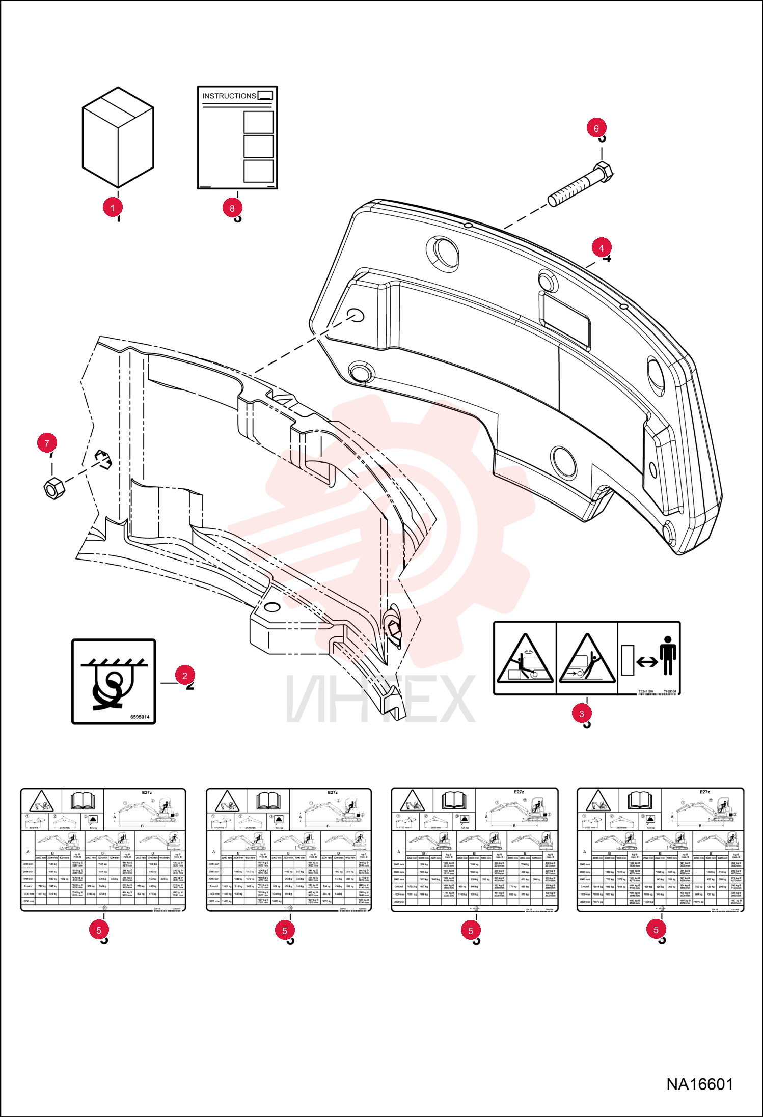 KIT COUNTERWEIGHT 7326947 (2)