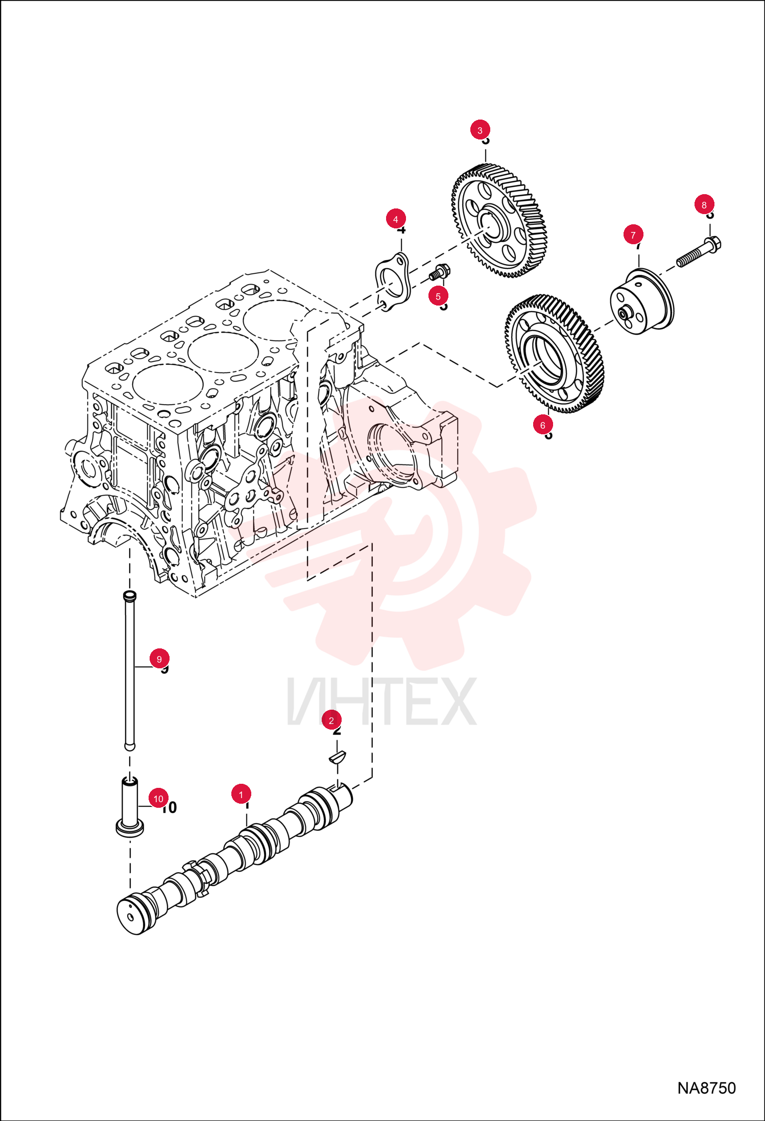 CAMSHAFT, ASSY 7249297