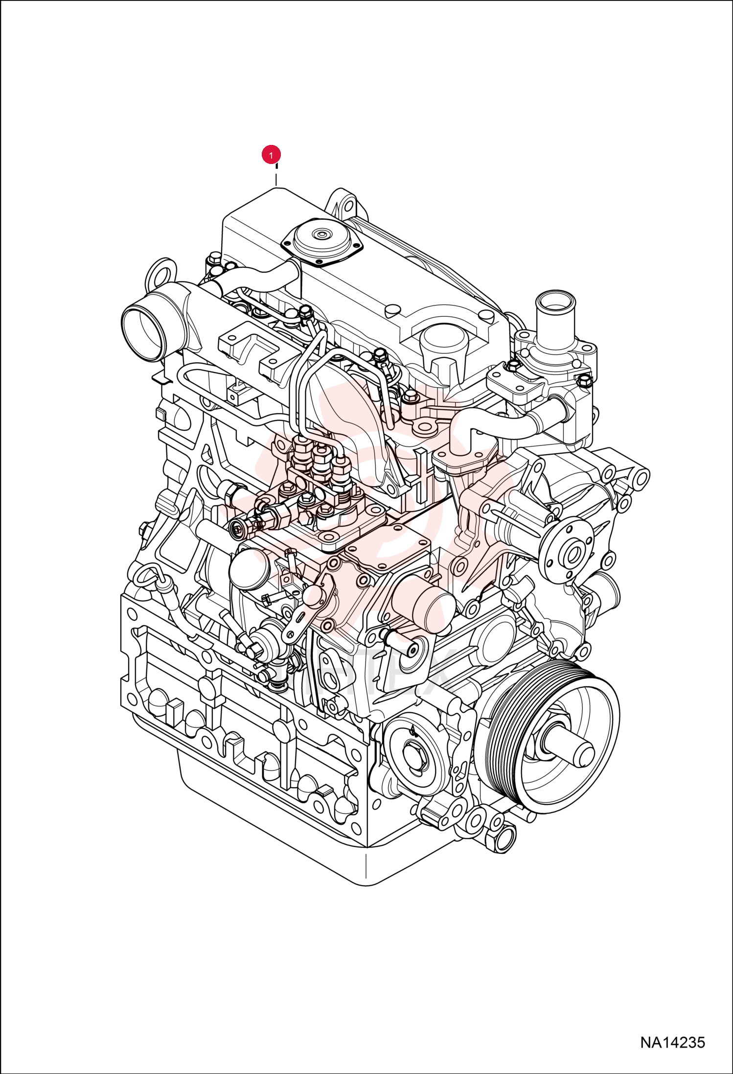 ENGINE D1703 24 HP EPA T4 / EU STG IV
