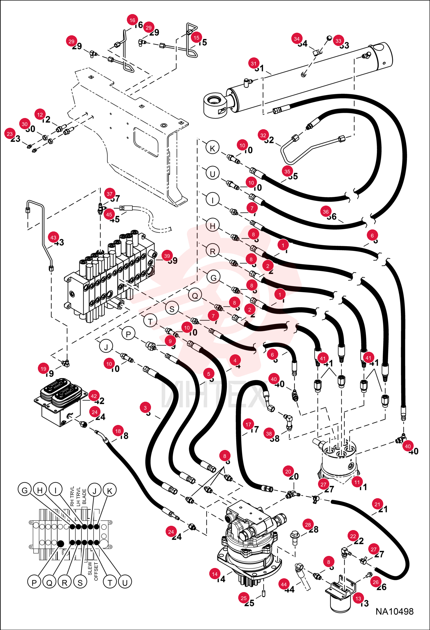 HOSE, HYD ASSY 7164751 (4)