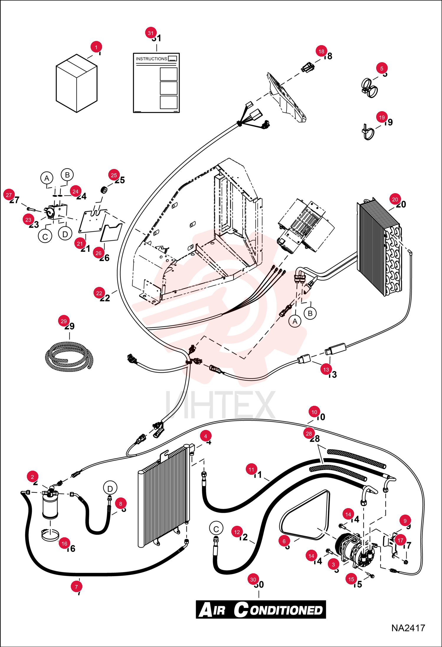KIT, A/C 7184149