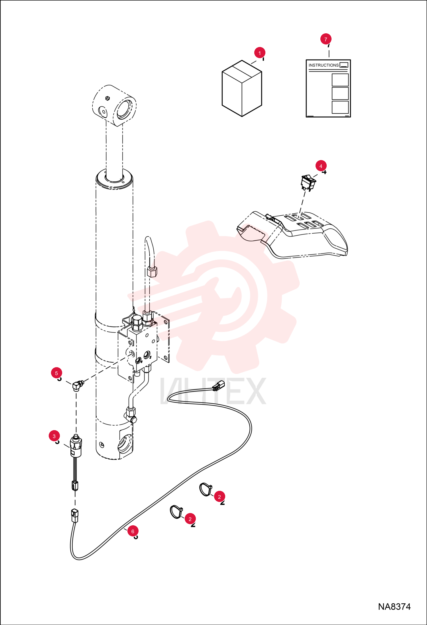 KIT, ALARM LOAD MOMENT 7221264 (2)