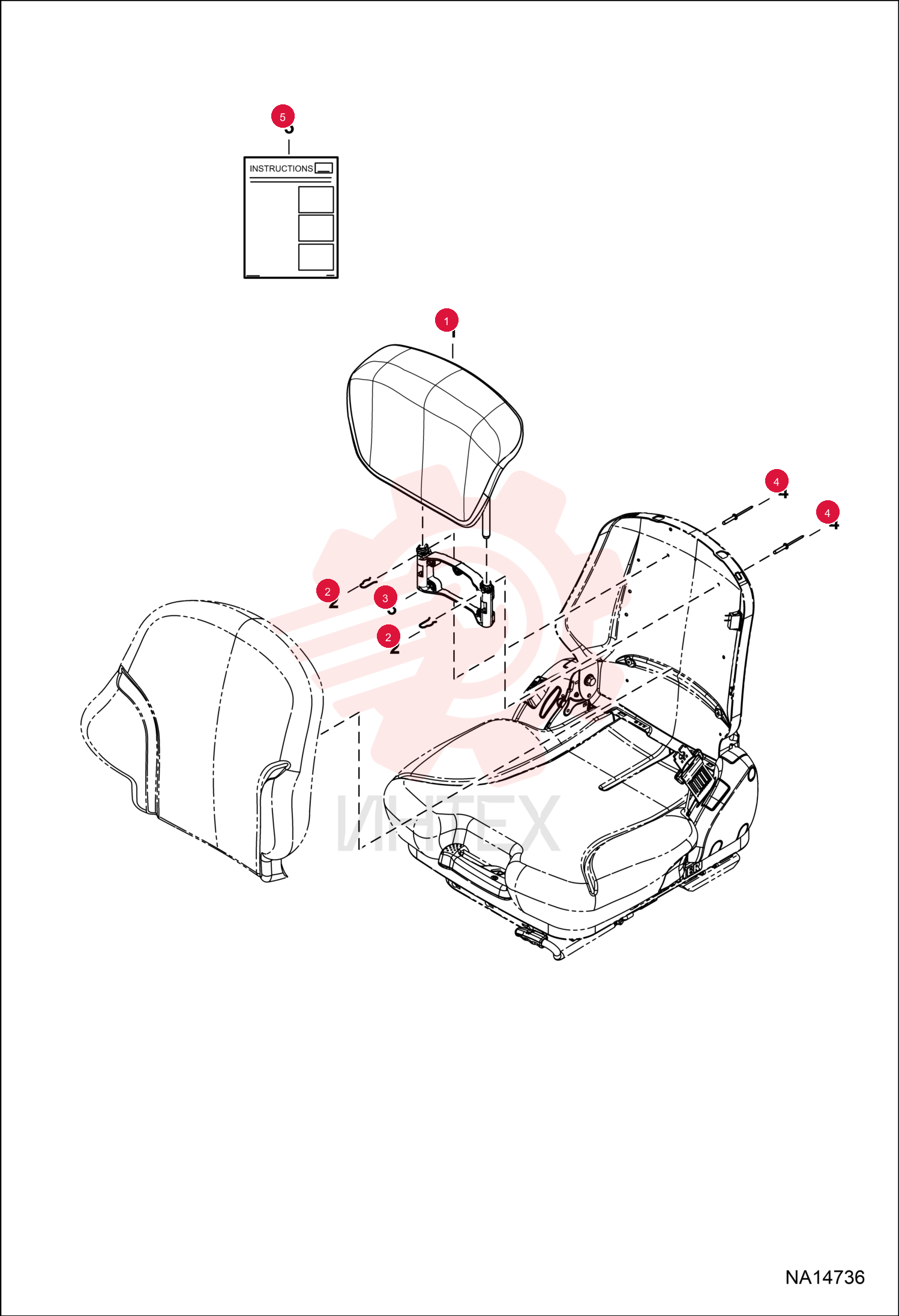 SEAT EXTENSION CLOTH 7343519